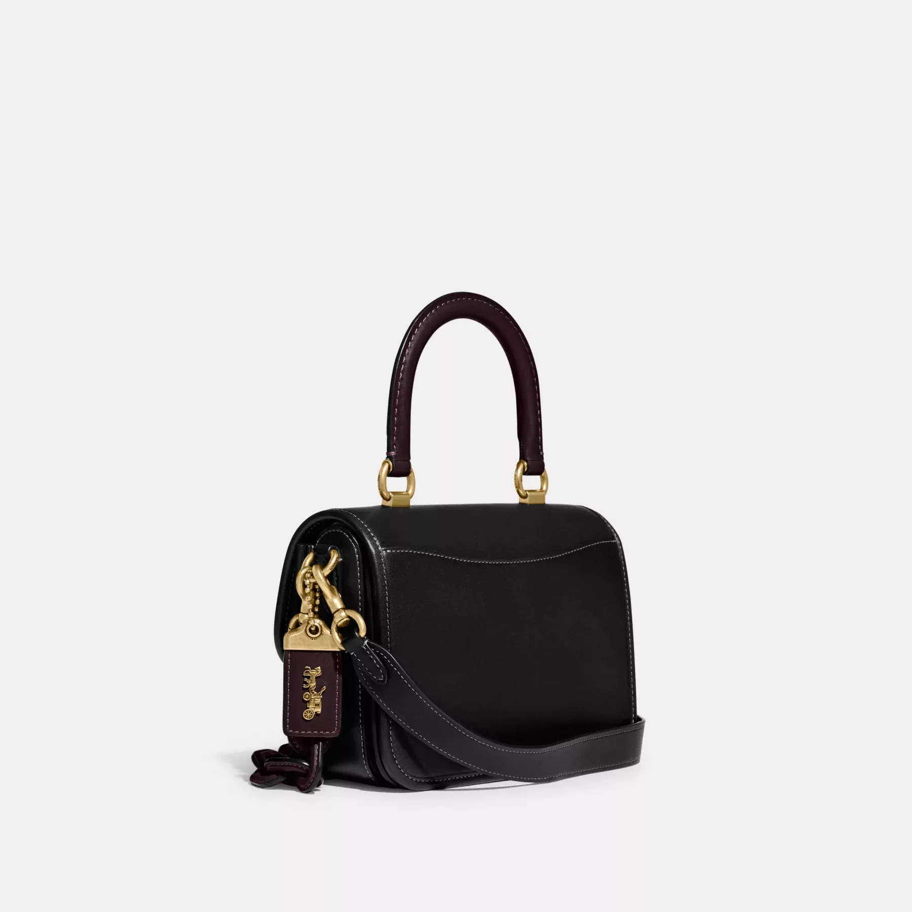 COACH Rogue – Tragegriff oben in Blockfarben Schwarz Multi