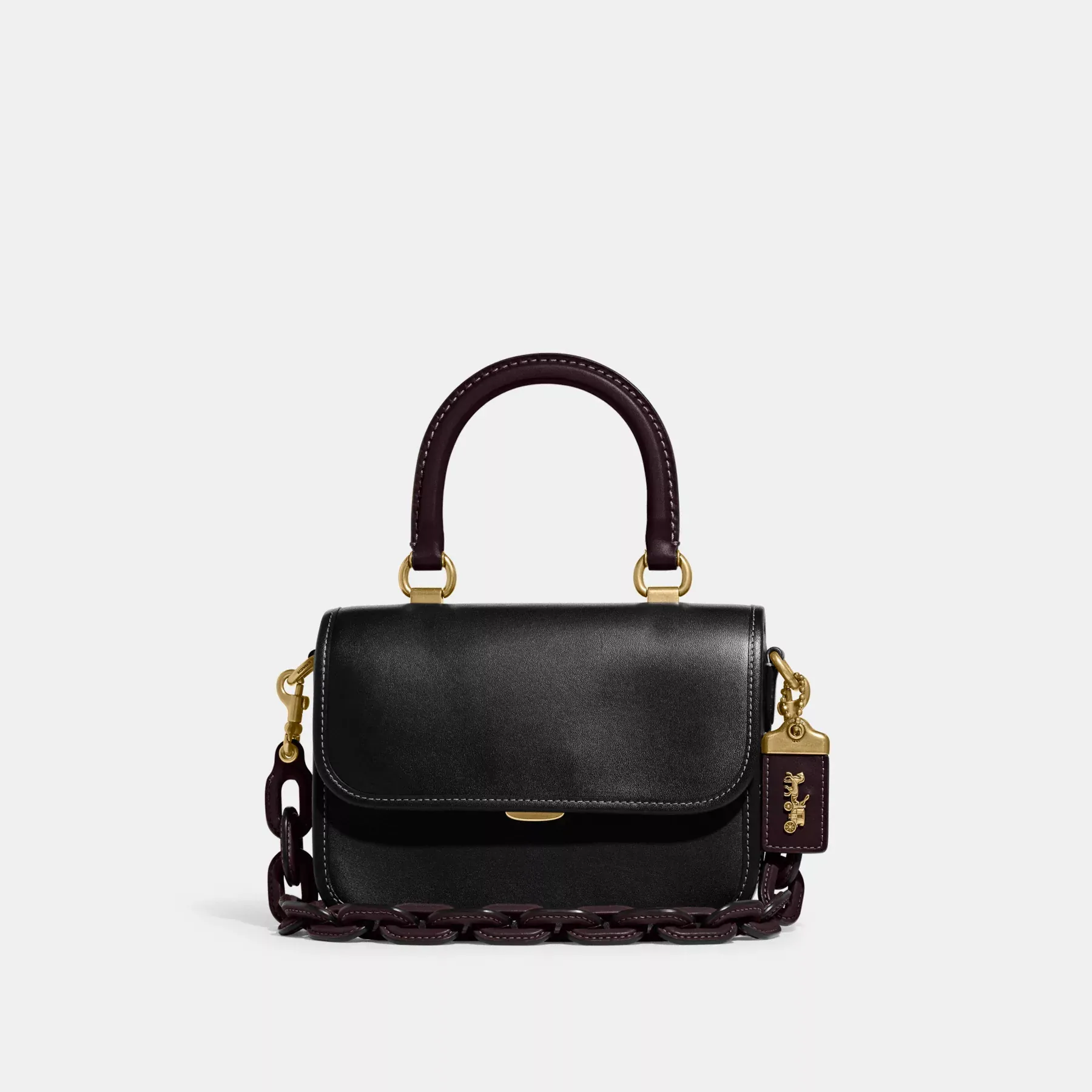 COACH Rogue – Tragegriff oben in Blockfarben Schwarz Multi