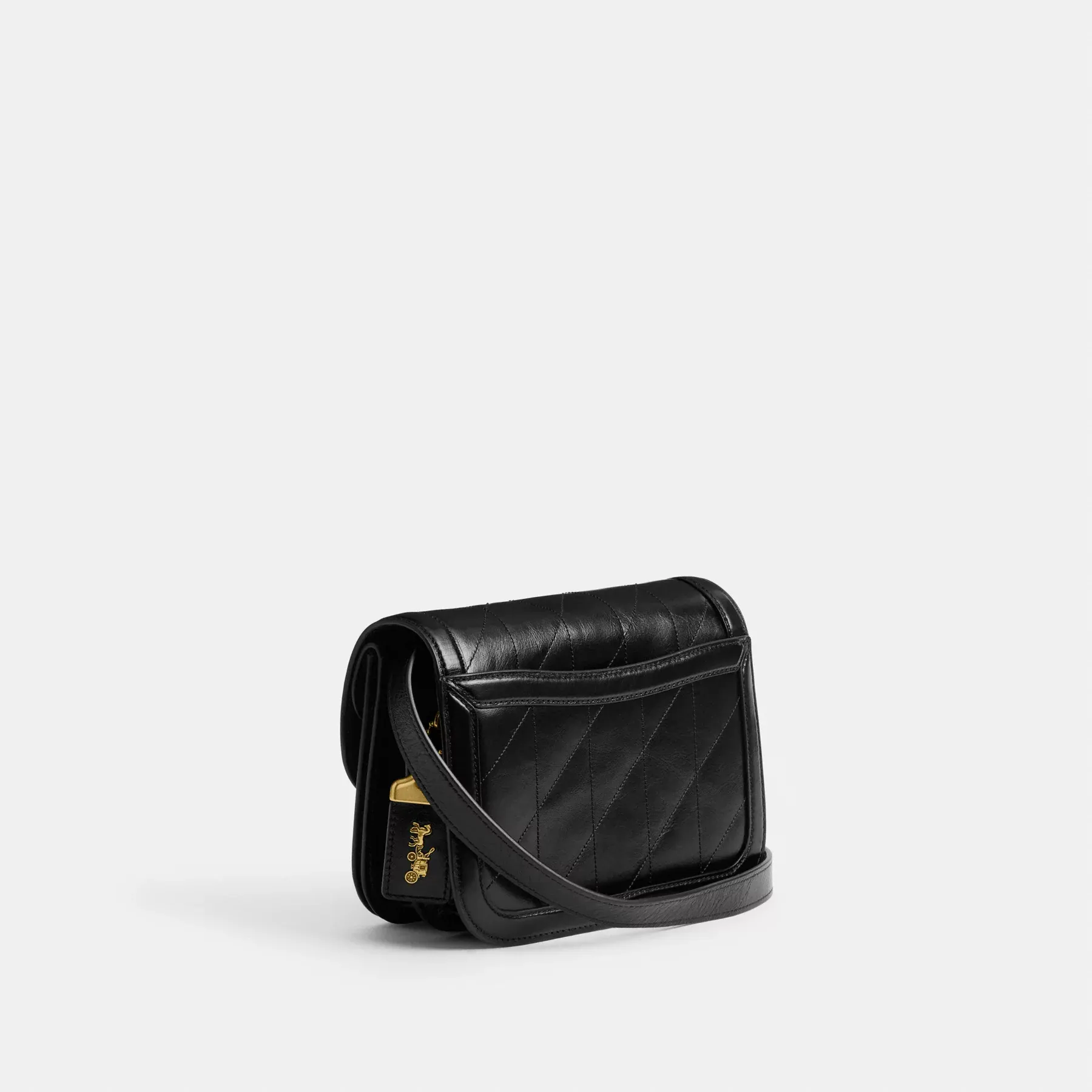 COACH Idol-Tasche mit Steppung Schwarz