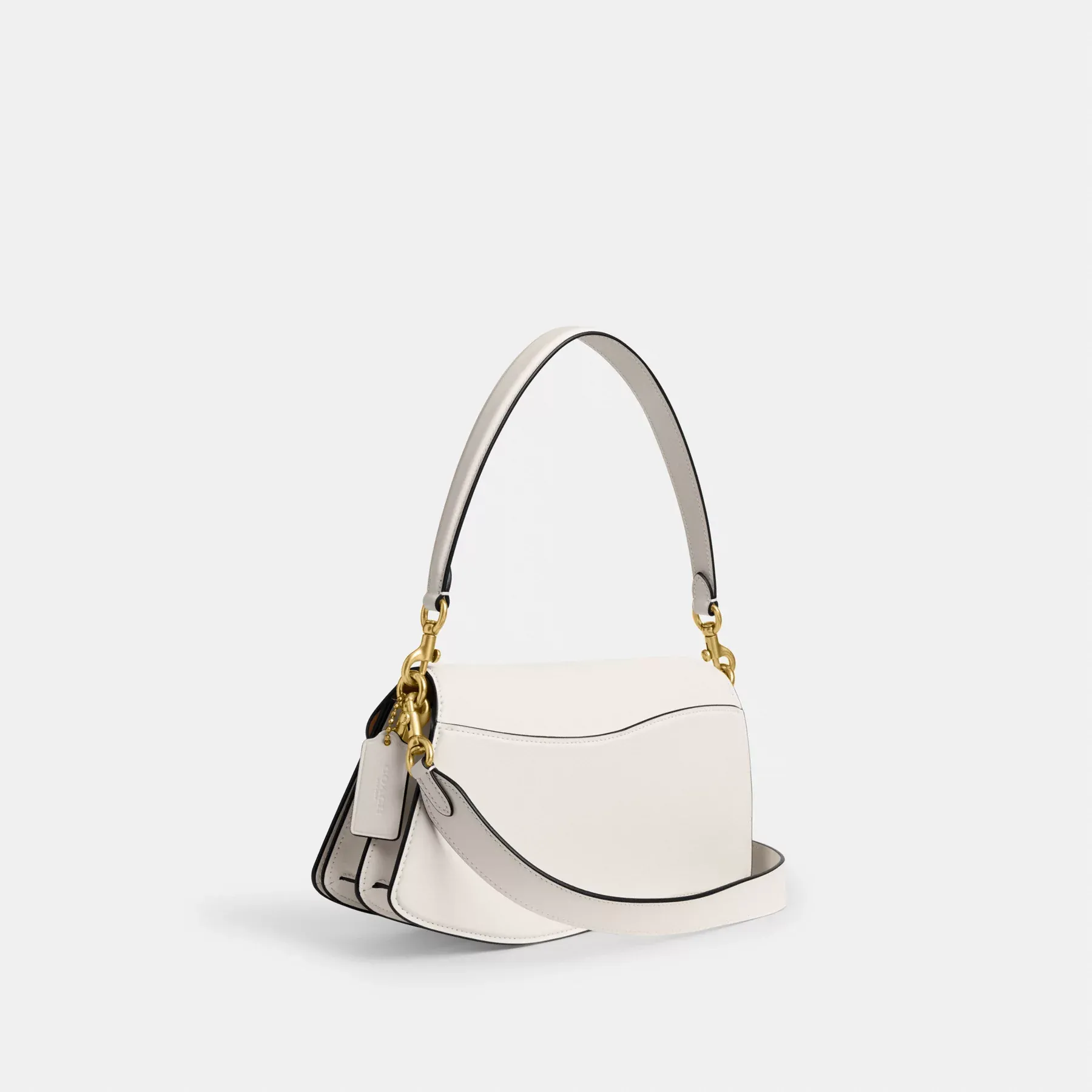 COACH Twisted Tabby Schultertasche Kreide