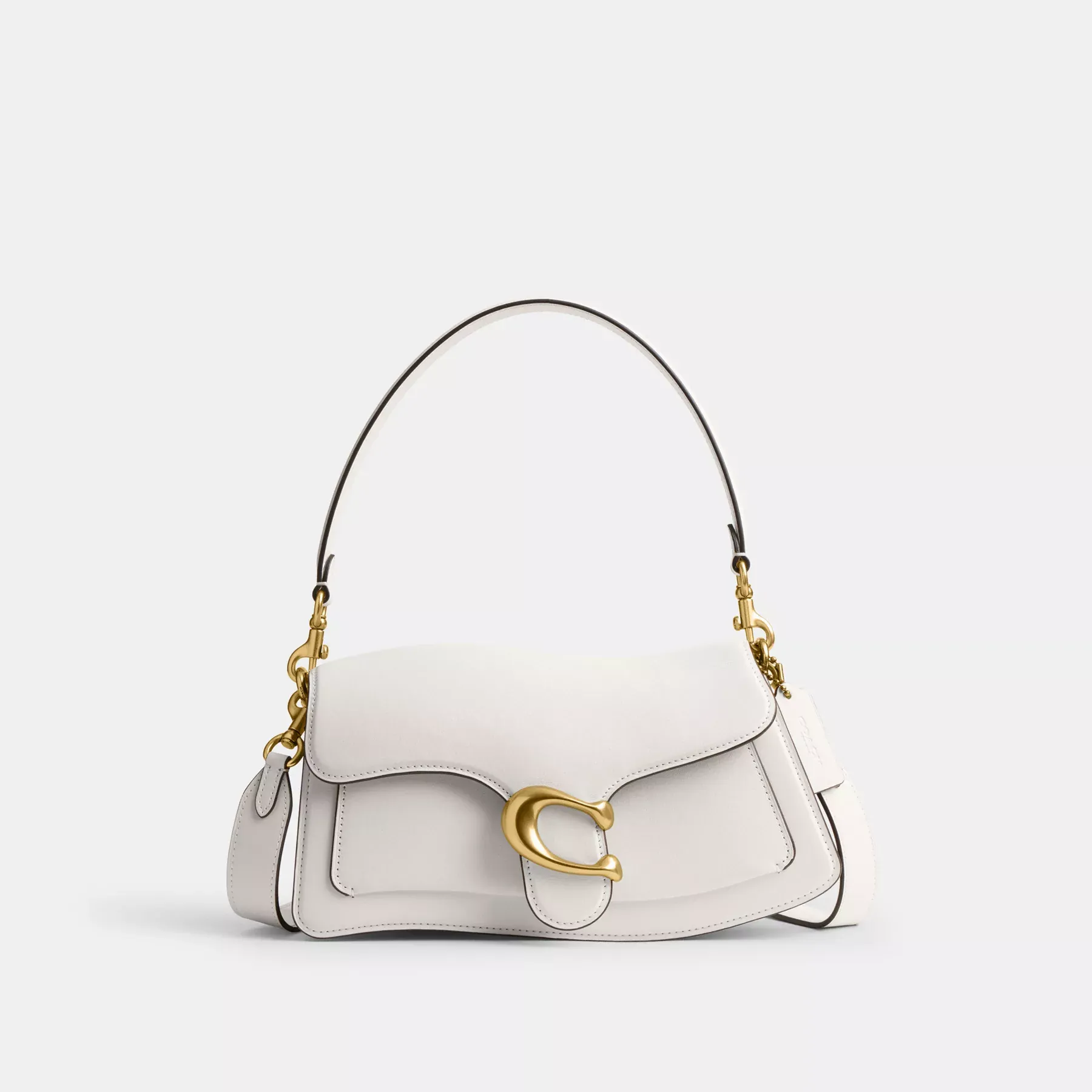 COACH Twisted Tabby Schultertasche Kreide