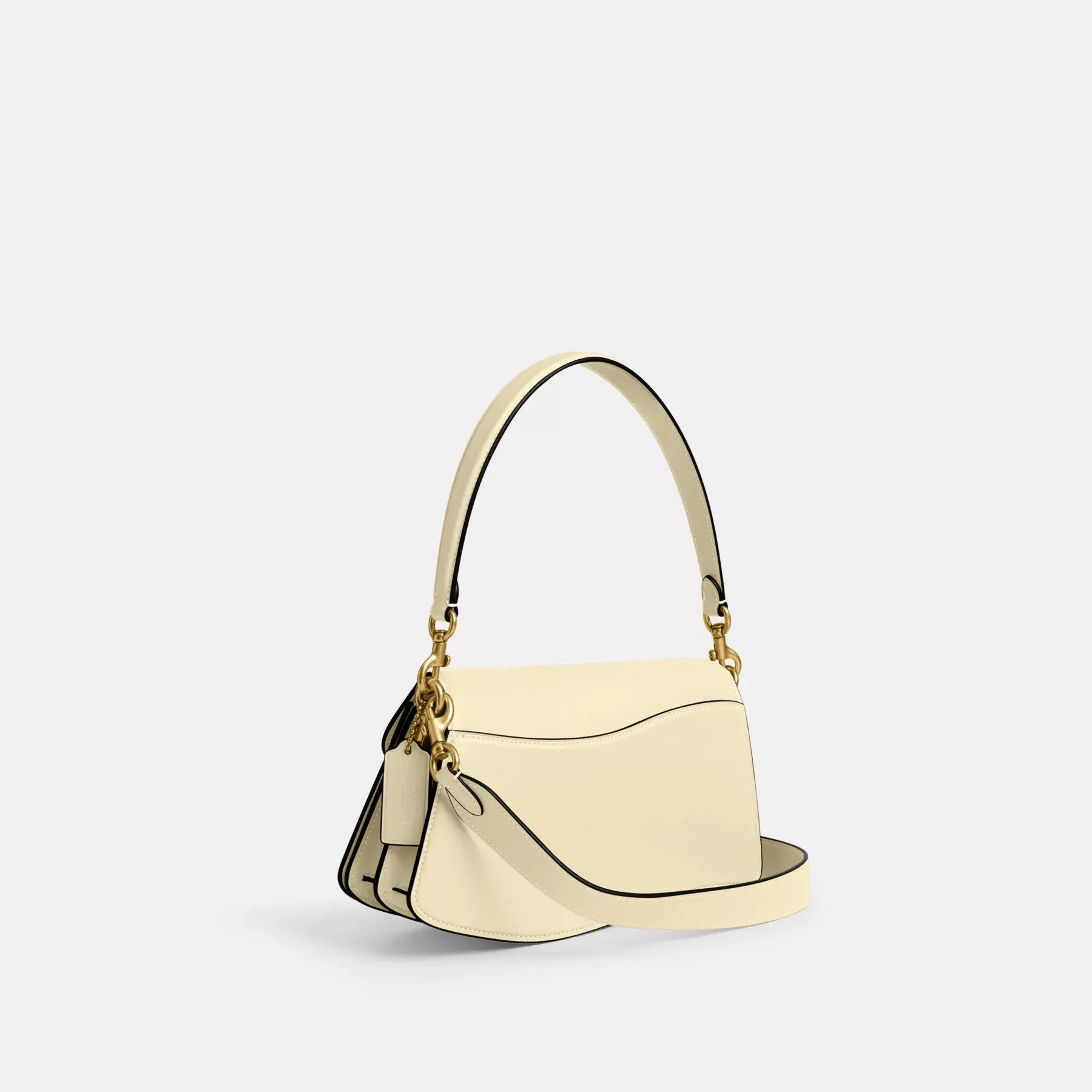 COACH Twisted Tabby Schultertasche Mondlicht