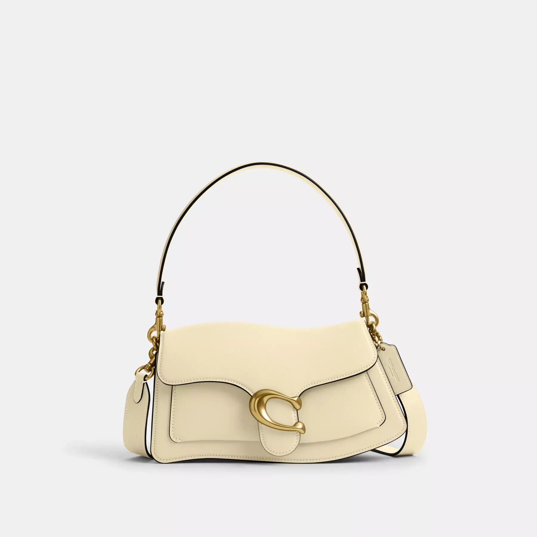 COACH Twisted Tabby Schultertasche Mondlicht