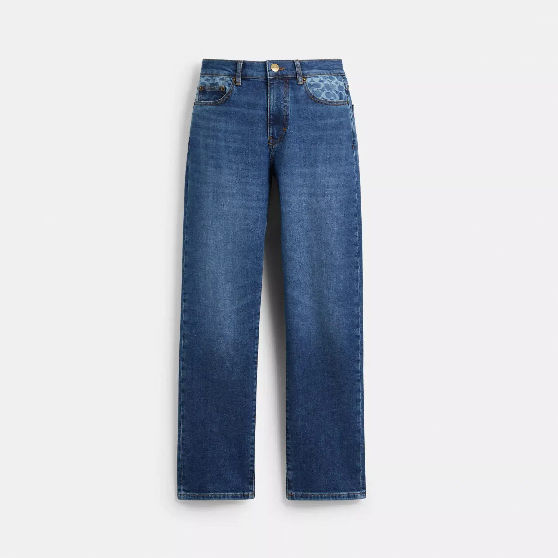 COACH Röhrenjeans Mittelblau