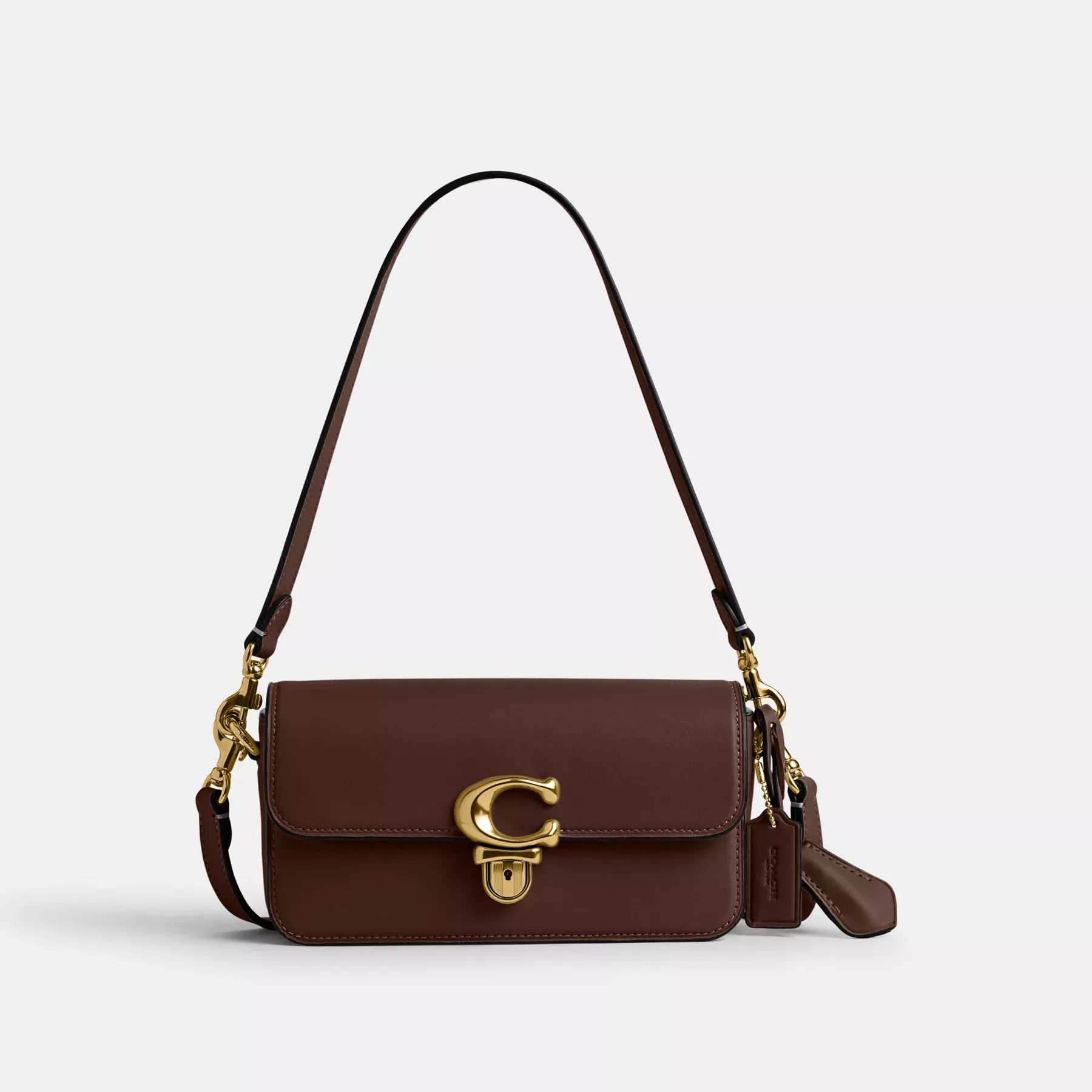 COACH Studio Baguette Tasche Ahorn