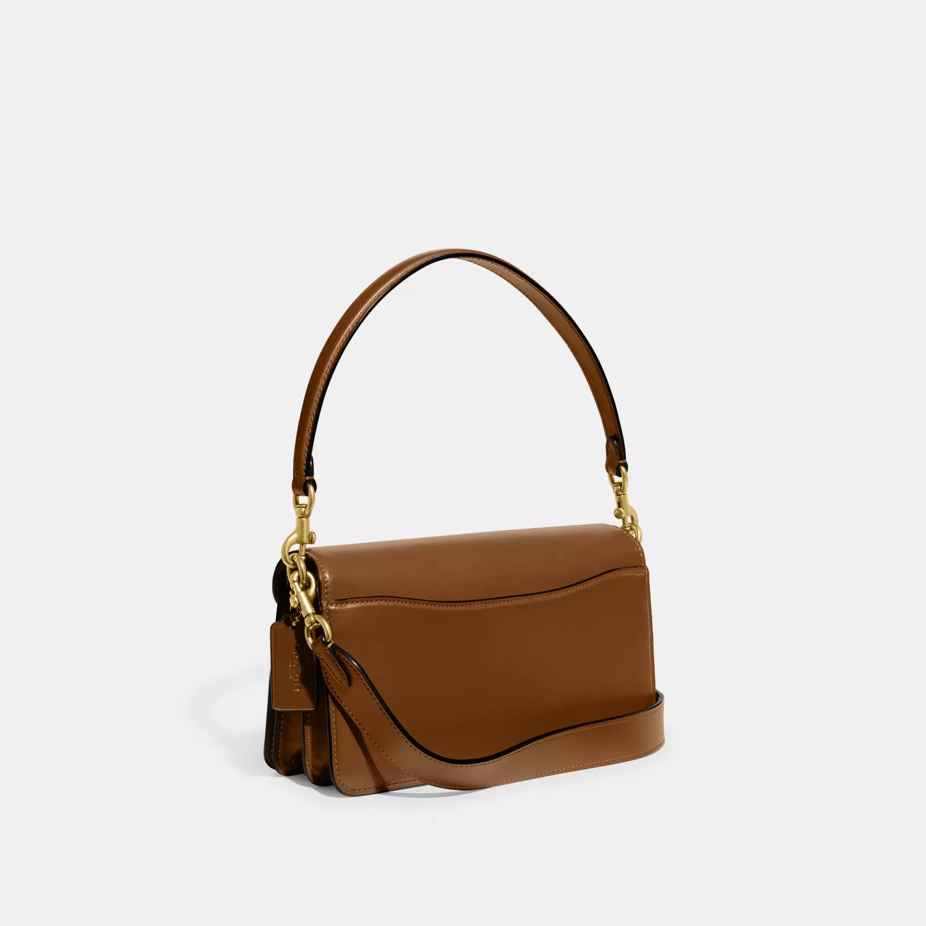 COACH Tabby Schultertasche 26 Aus Charakteristischem Canvas Hellbraun