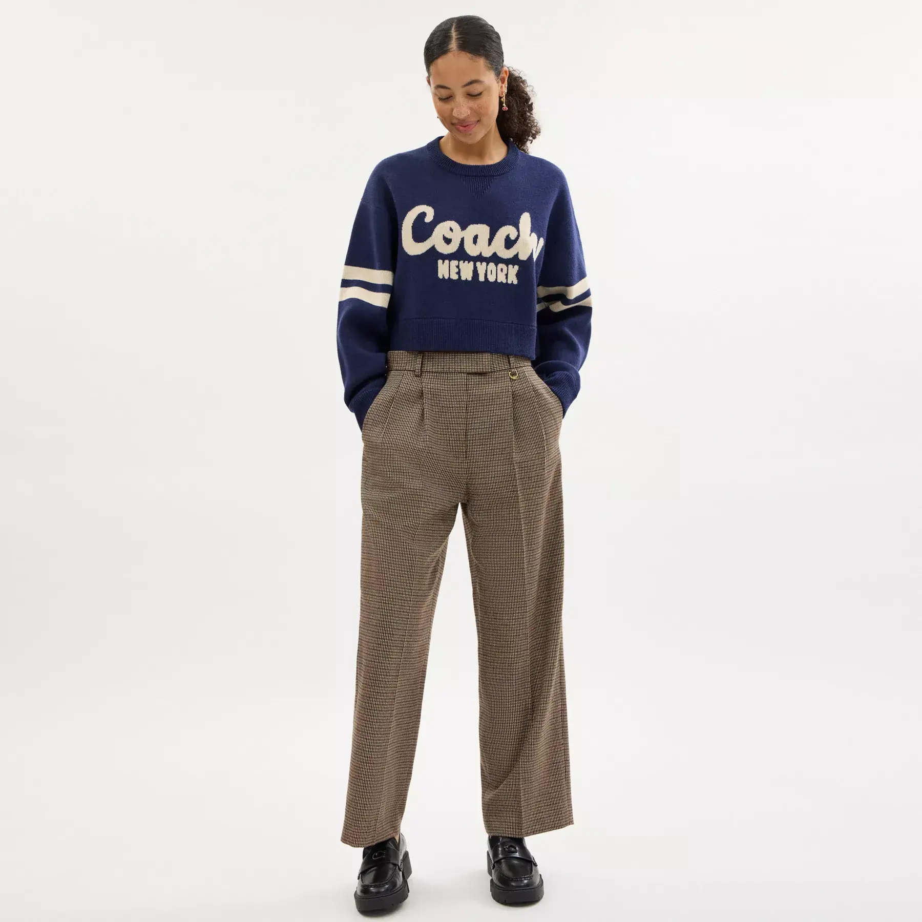 COACH Kurzer Coach-Pullover Marine