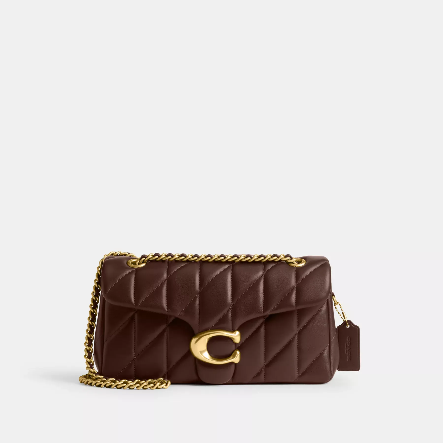 COACH Tabby Schultertasche 26 mit Kissensteppung Ahorn