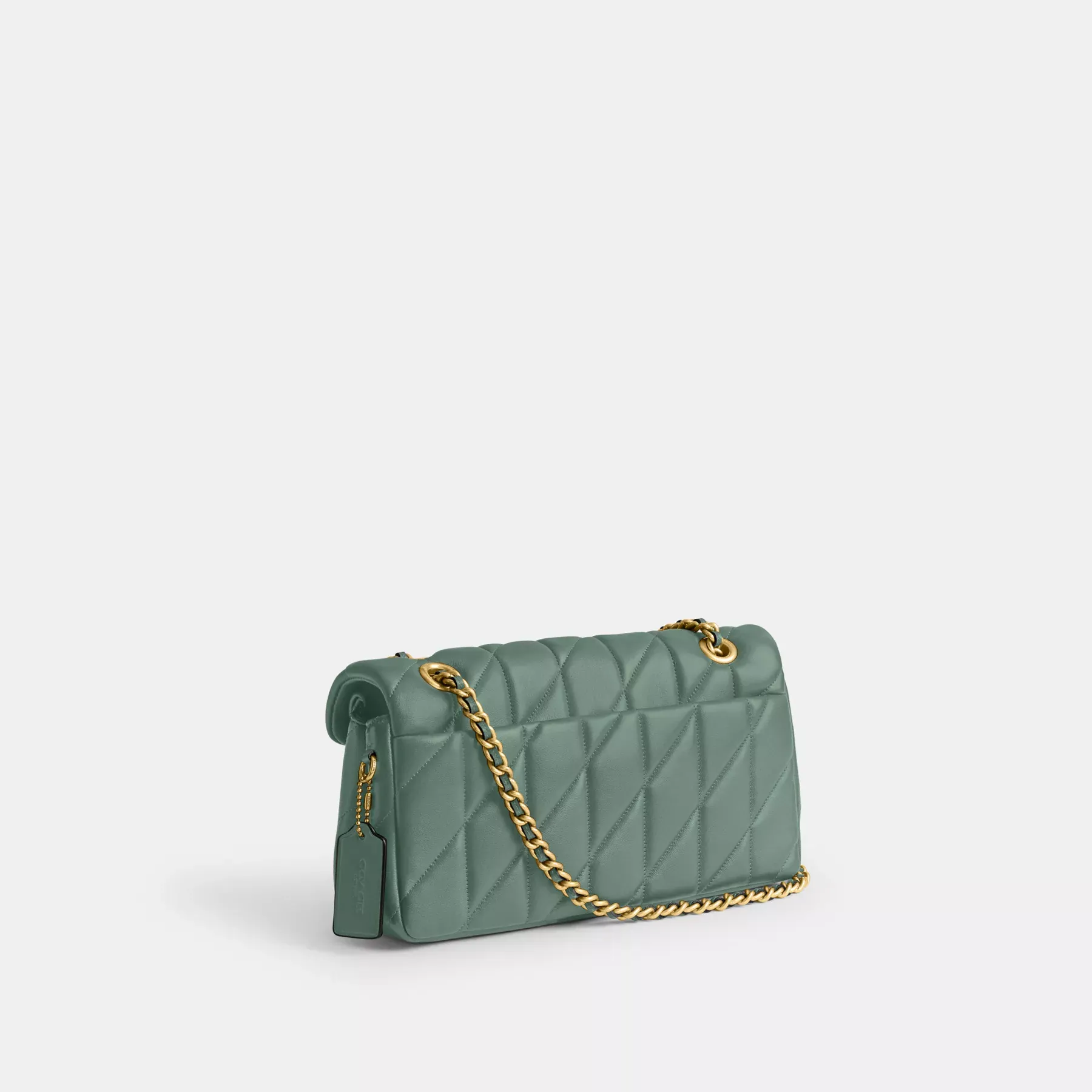 COACH Tabby Schultertasche 26 mit Kissensteppung B4/Salbei