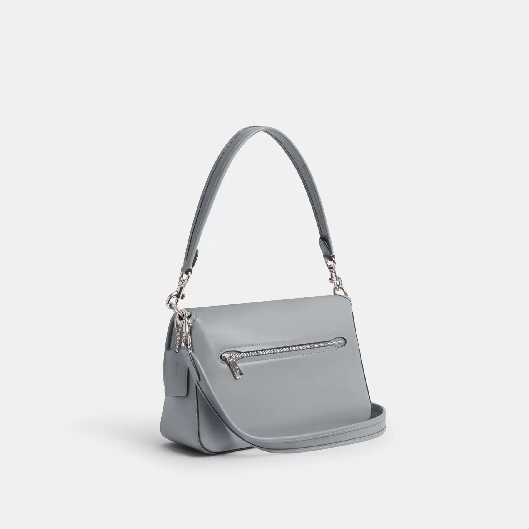 COACH Weiche Tabby-Umhängetasche Grau Blau