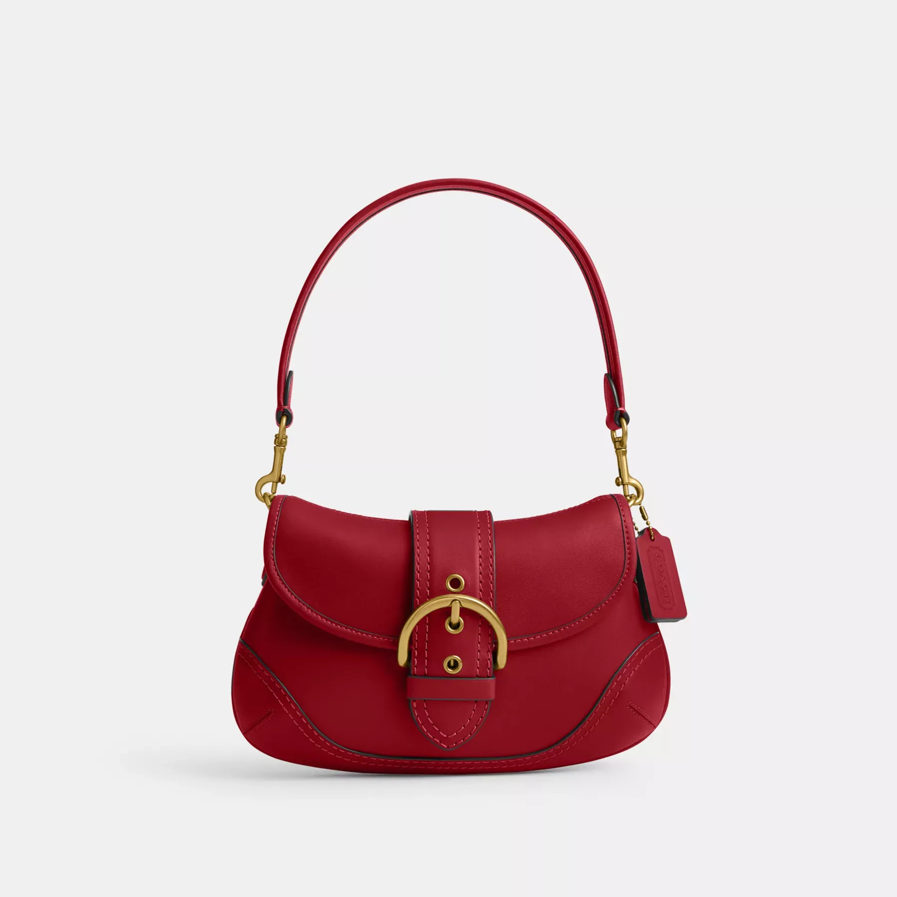 COACH Soho-Tasche aus regenerativem Leder Rubin