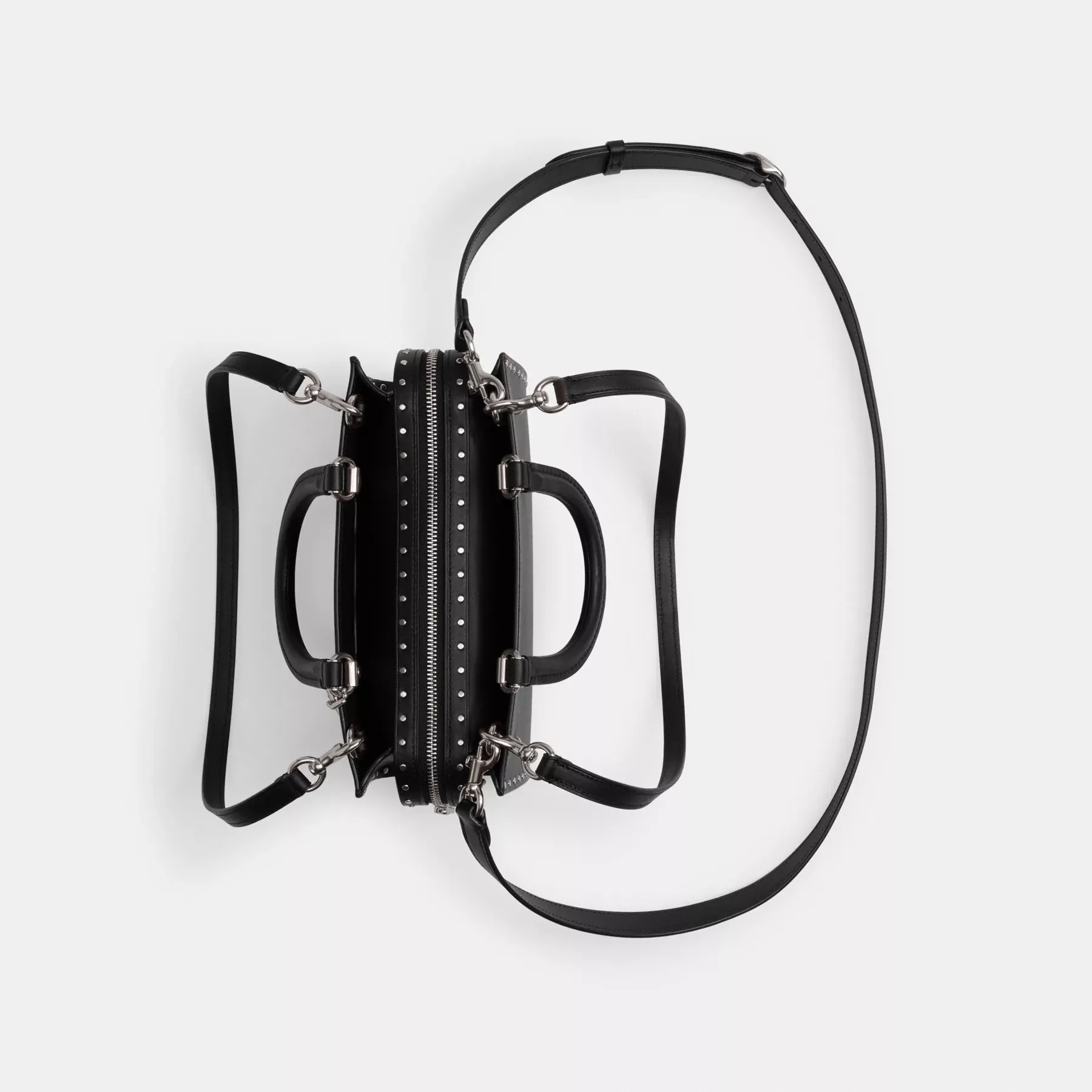 COACH Rogue Bag 26 mit Nieten Schwarz