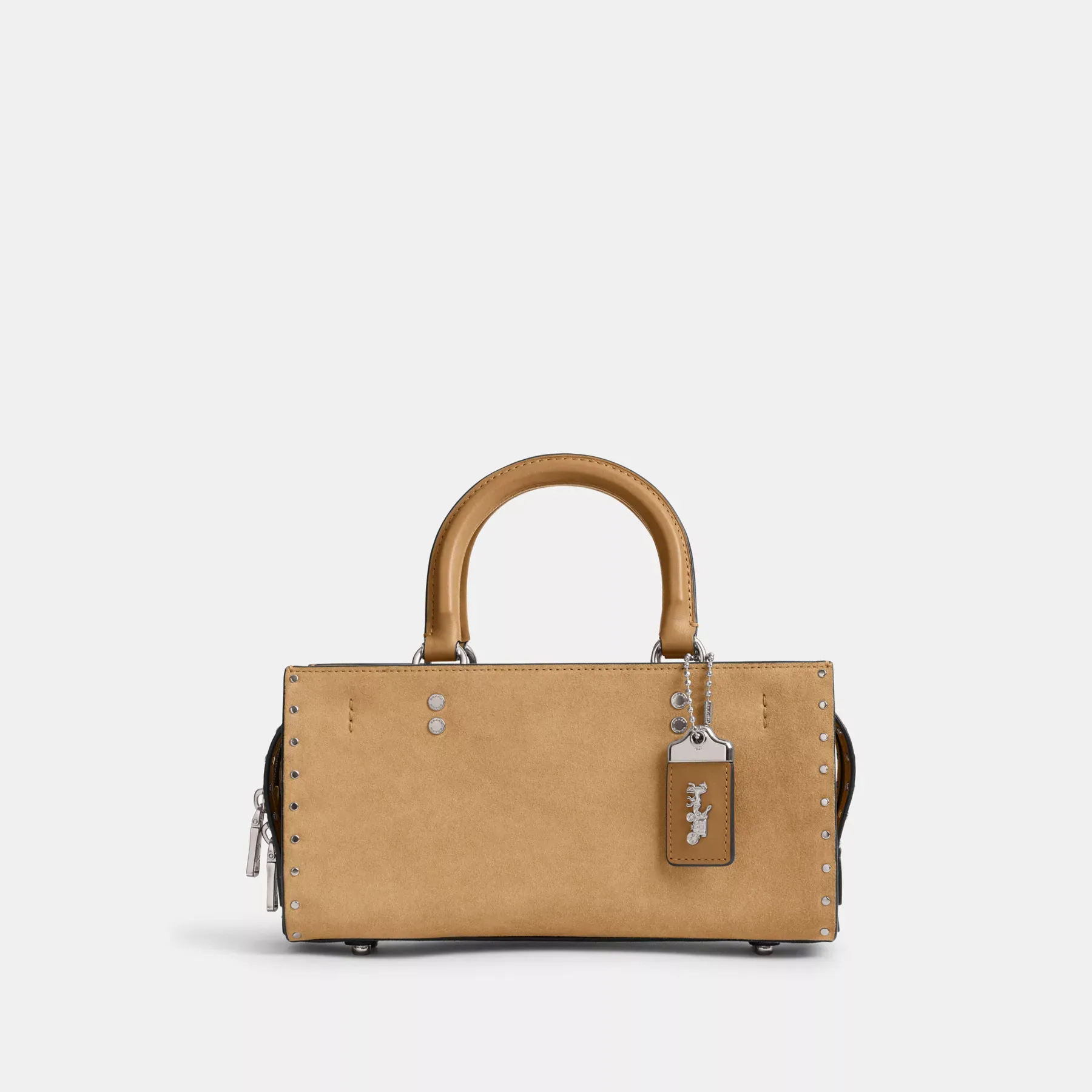 COACH Rogue Bag 26 mit Nieten Erdnuss