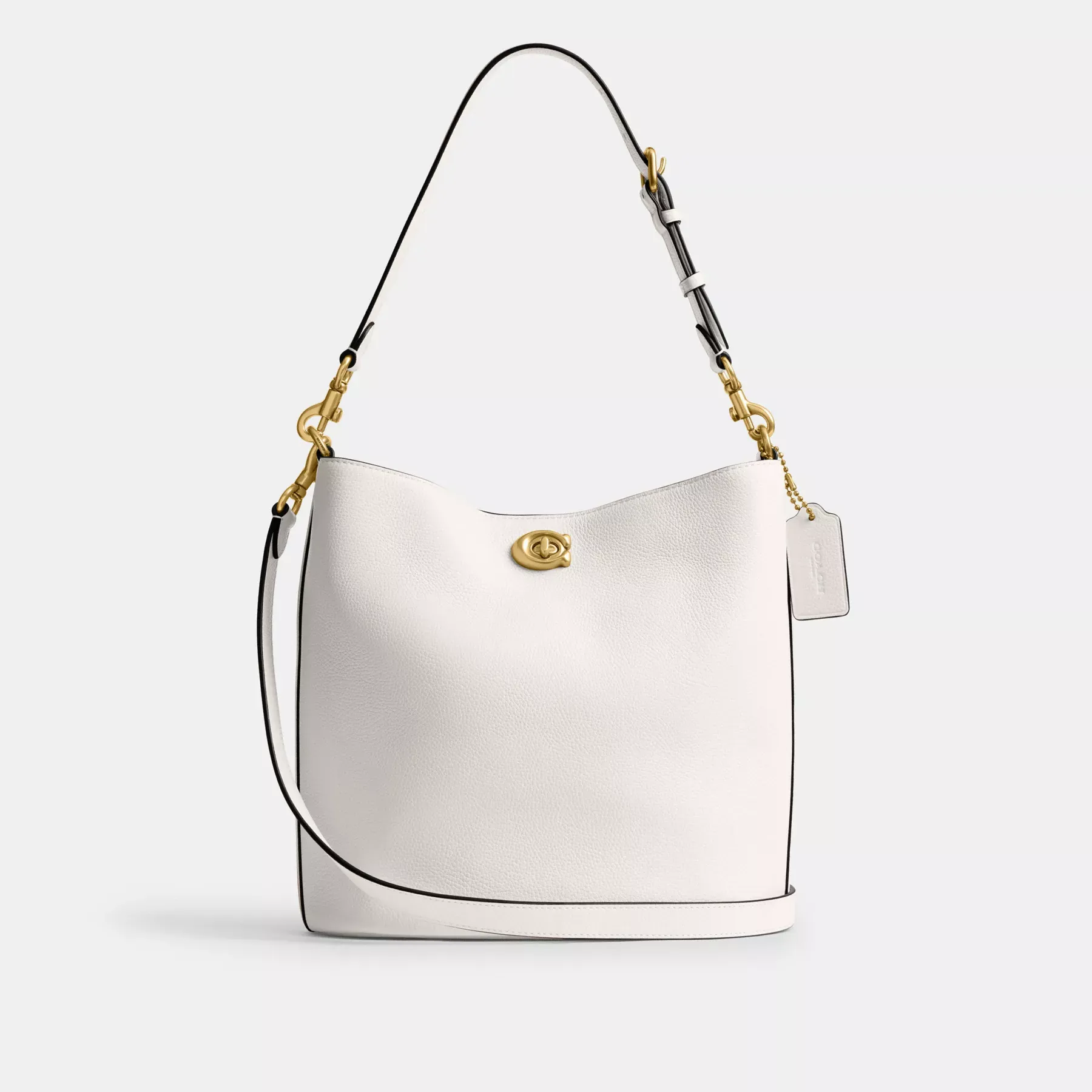 COACH Weiche Beuteltasche Willow Kreide