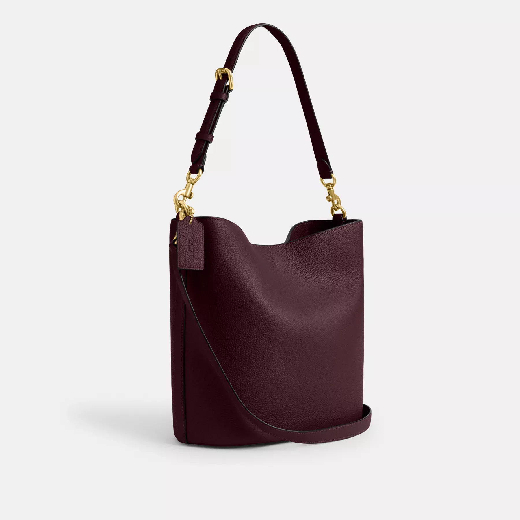 COACH Weiche Beuteltasche Willow Merlot