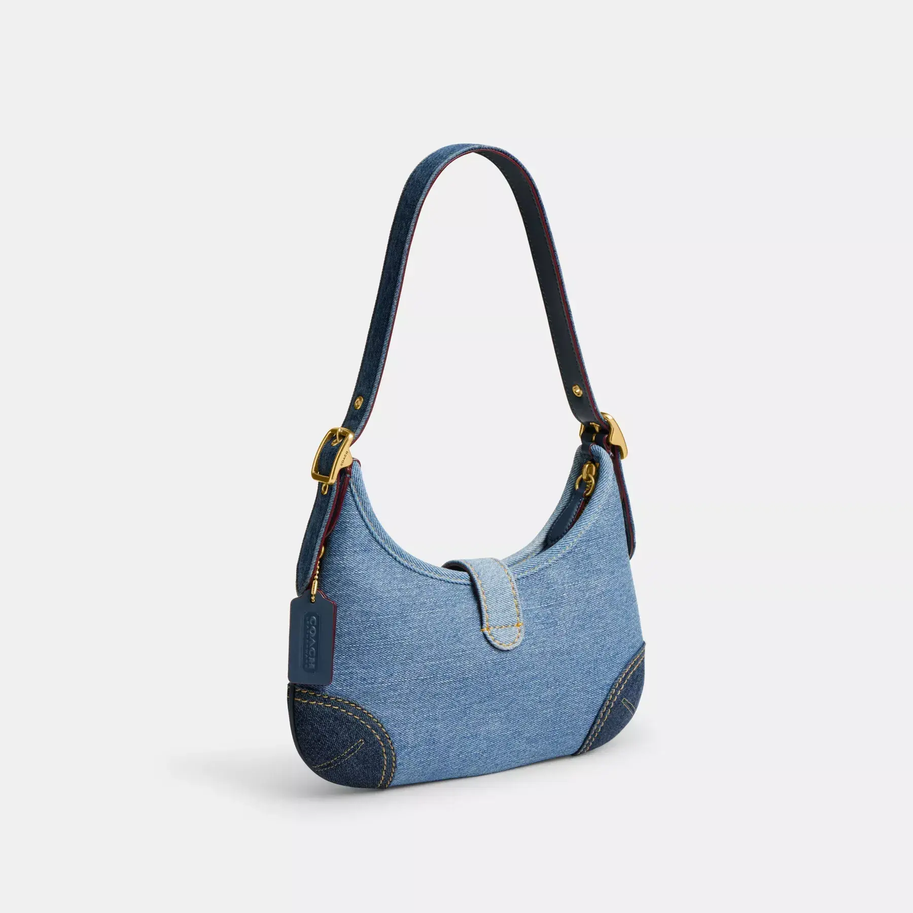COACH Hamptons Hobo-Tasche Blau