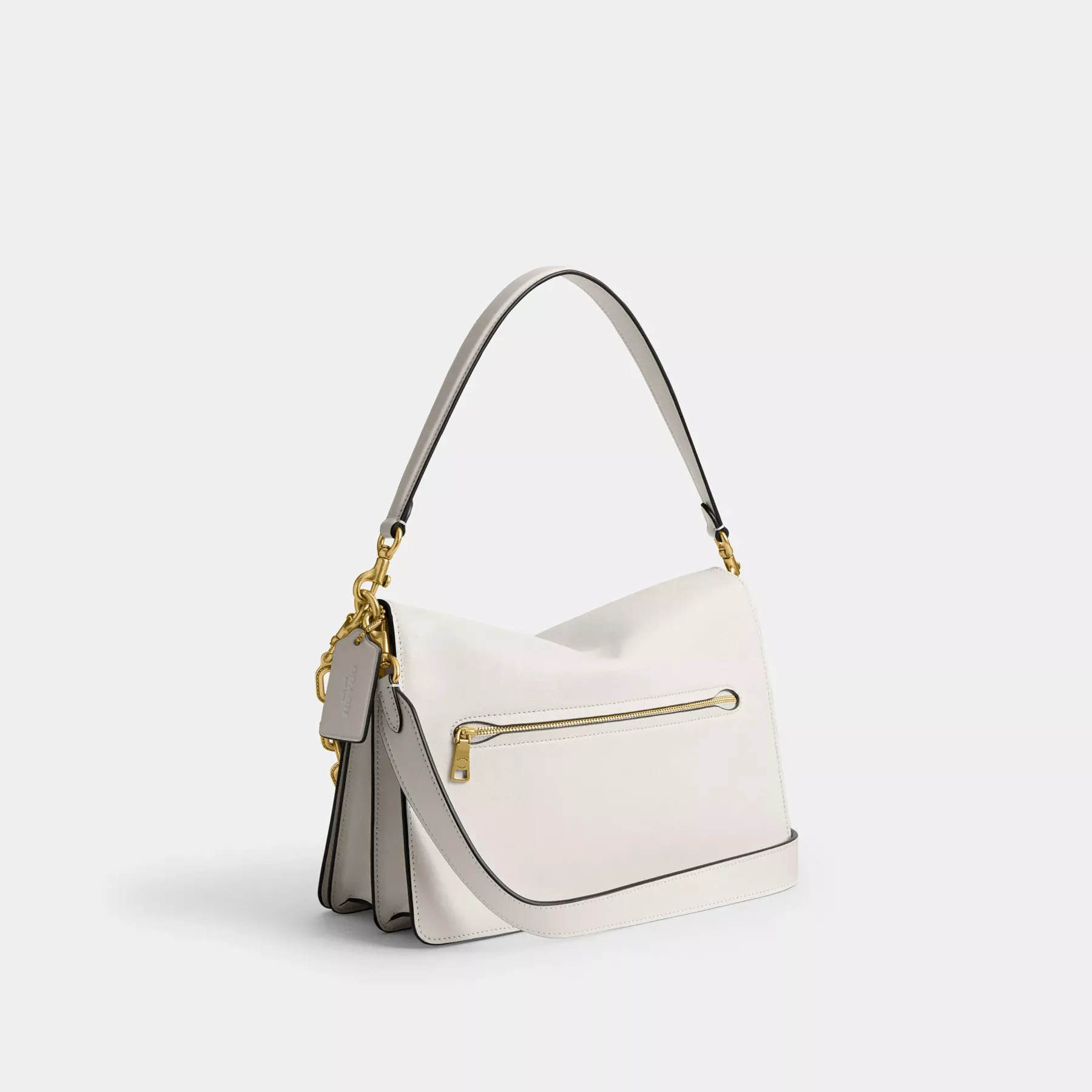 COACH Chain Tabby Schultertasche 30 Kreide
