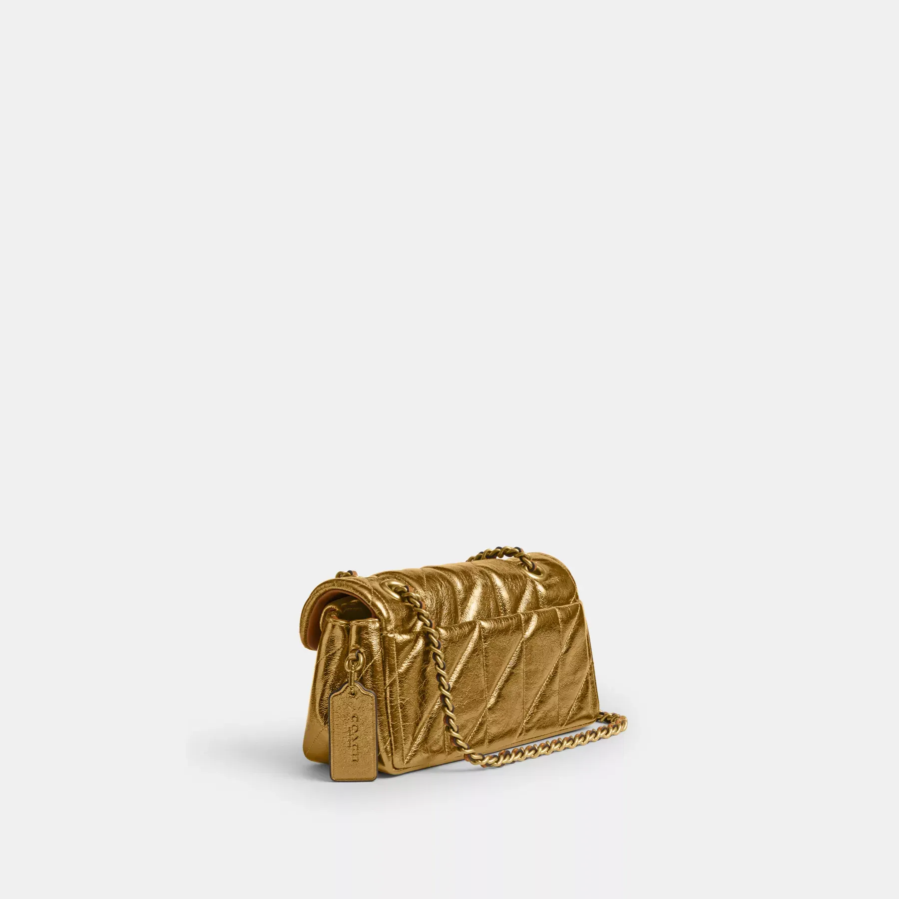 COACH New Year Tabby Schultertasche 20 mit Steppung Gold