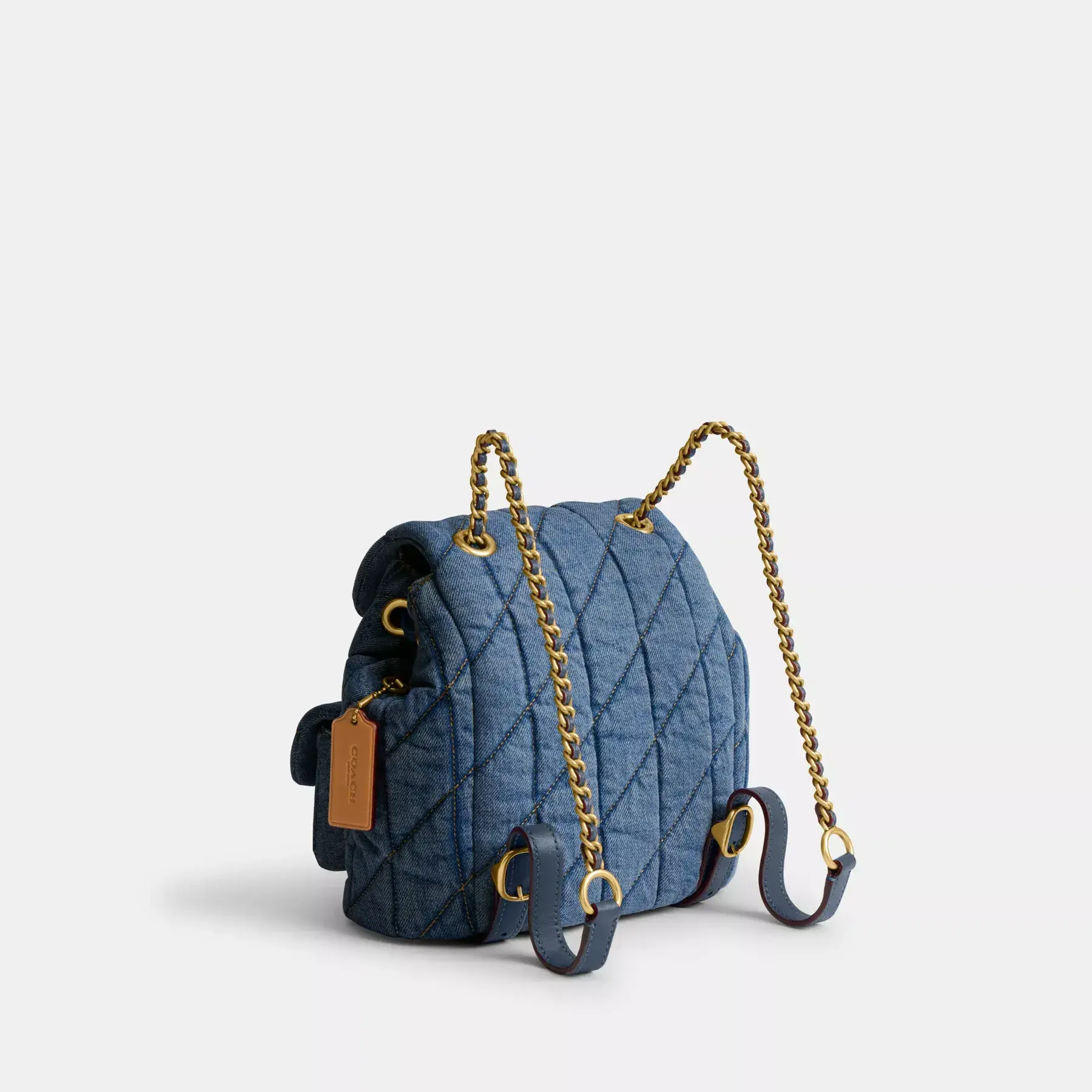 COACH Tabby-Rucksack mit Steppung Indigo