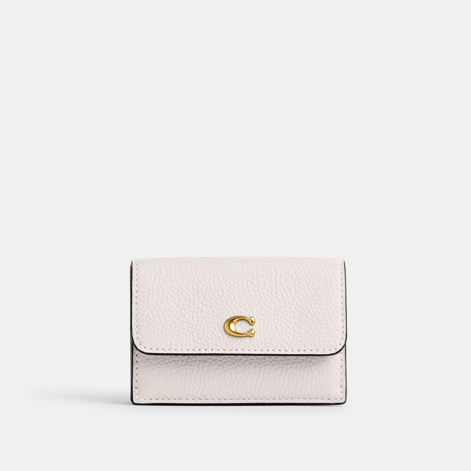 COACH Essential Mini-Geldbörse mit dreifacher Falte Kreide
