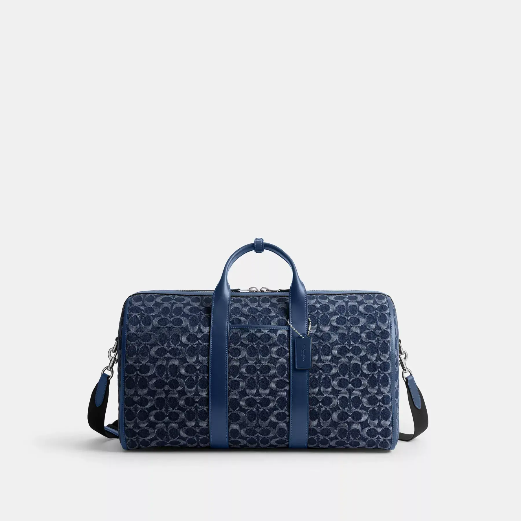 COACH Gotham Duffle 45 aus charakteristischem Denim Tiefblau
