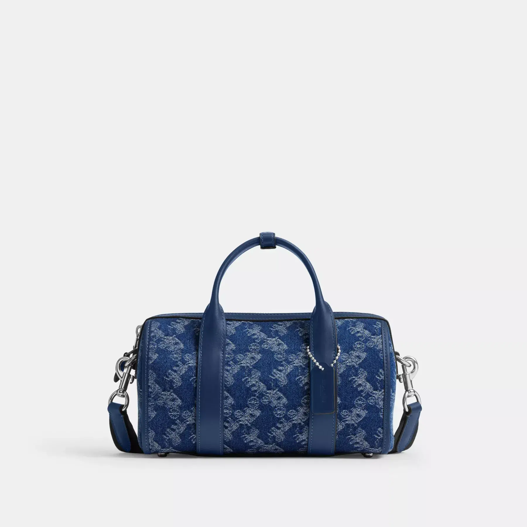 COACH Gotham Reisetasche 24 mit Pferdekutschen-Print Tiefblau