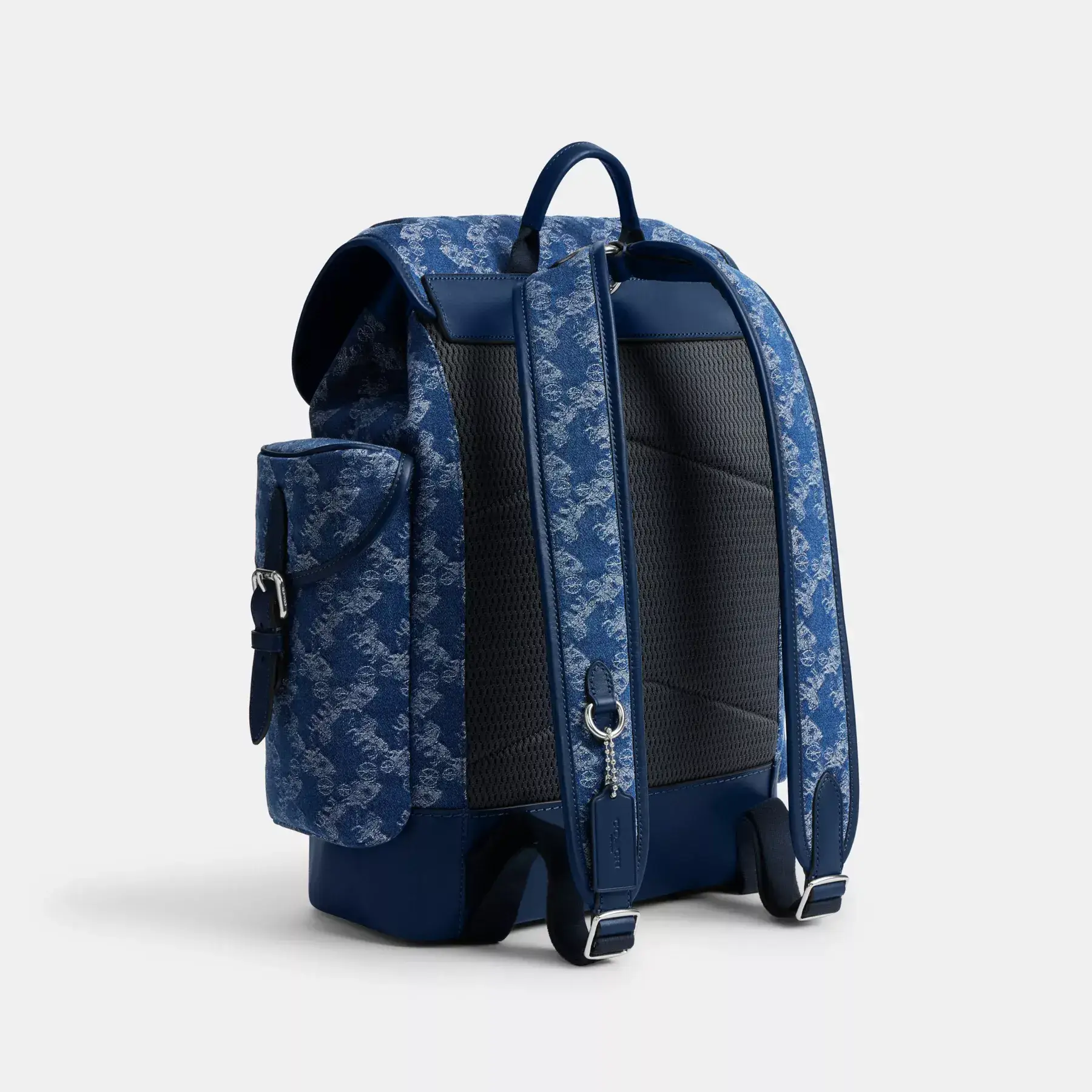 COACH Hitch – Rucksack mit Pferdekutschen-Print Tiefblau