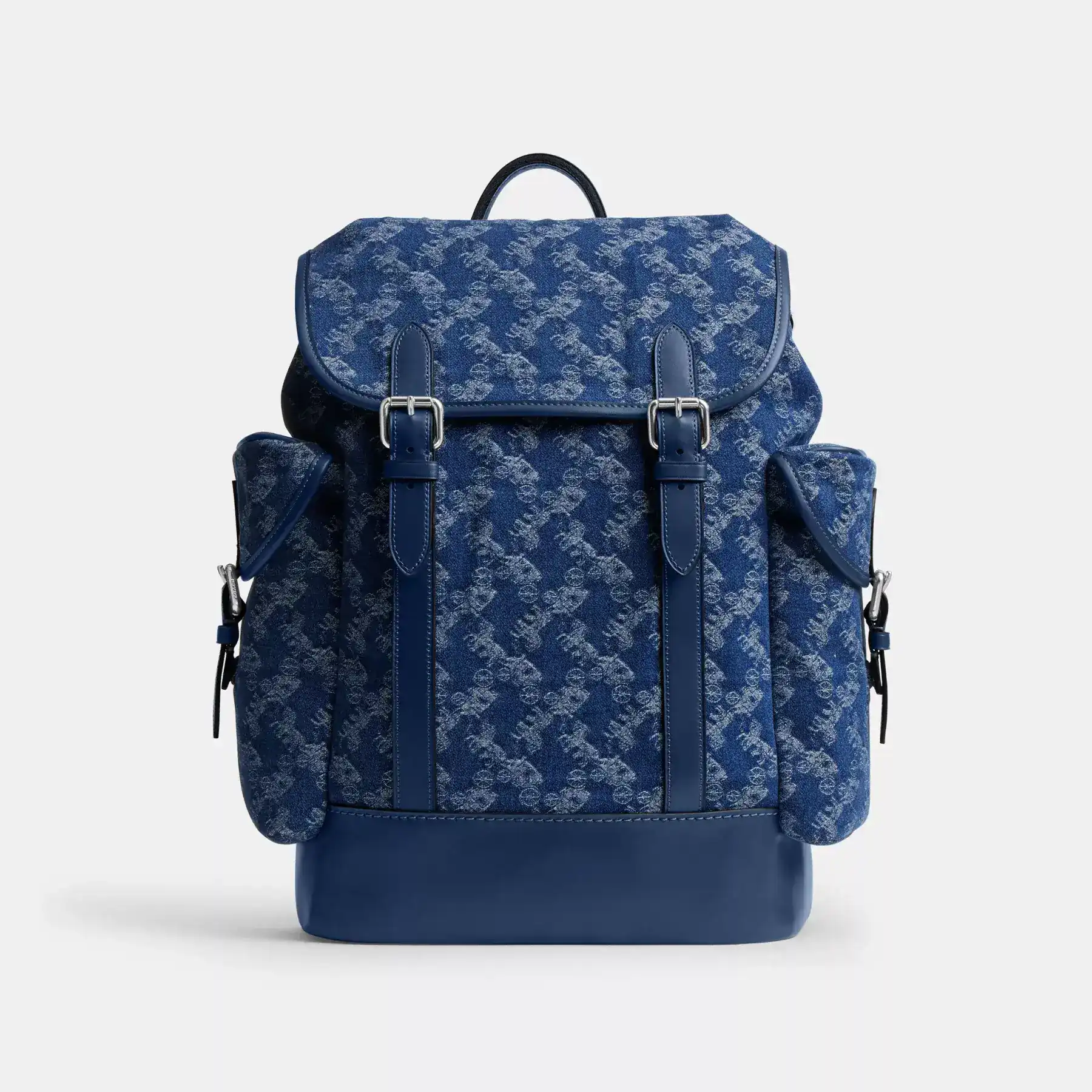 COACH Hitch – Rucksack mit Pferdekutschen-Print Tiefblau
