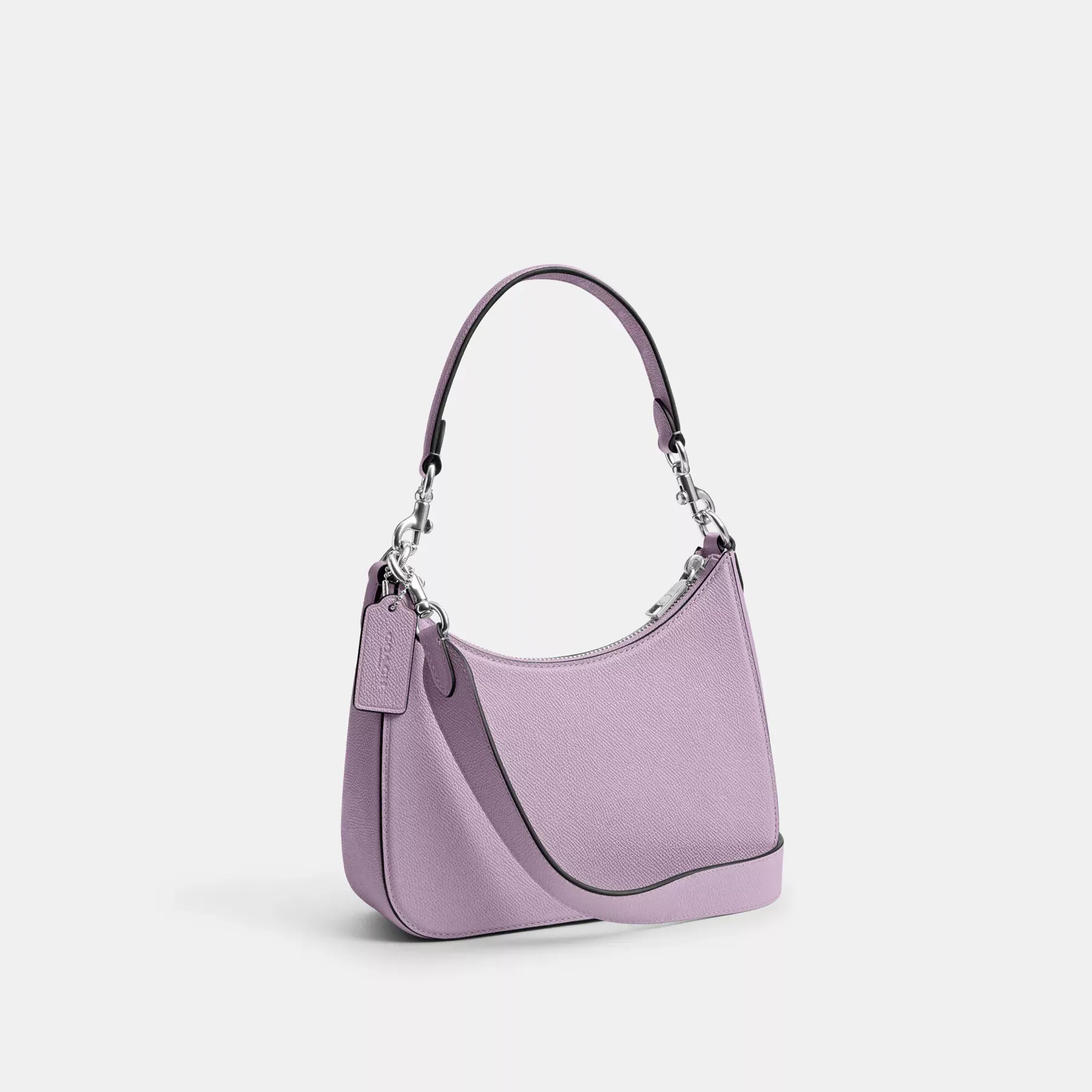 COACH Hobo-Umhängetasche aus charakteristischem Canvas Zartes Lila