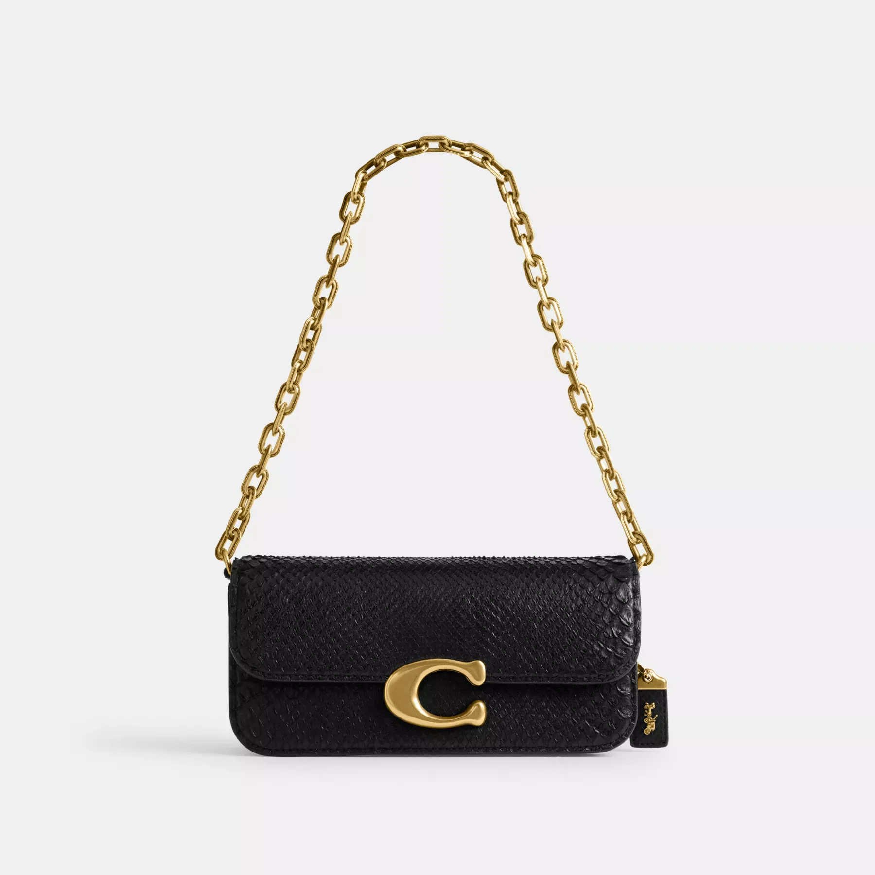 COACH Idol Tasche 23 aus Python Schwarz