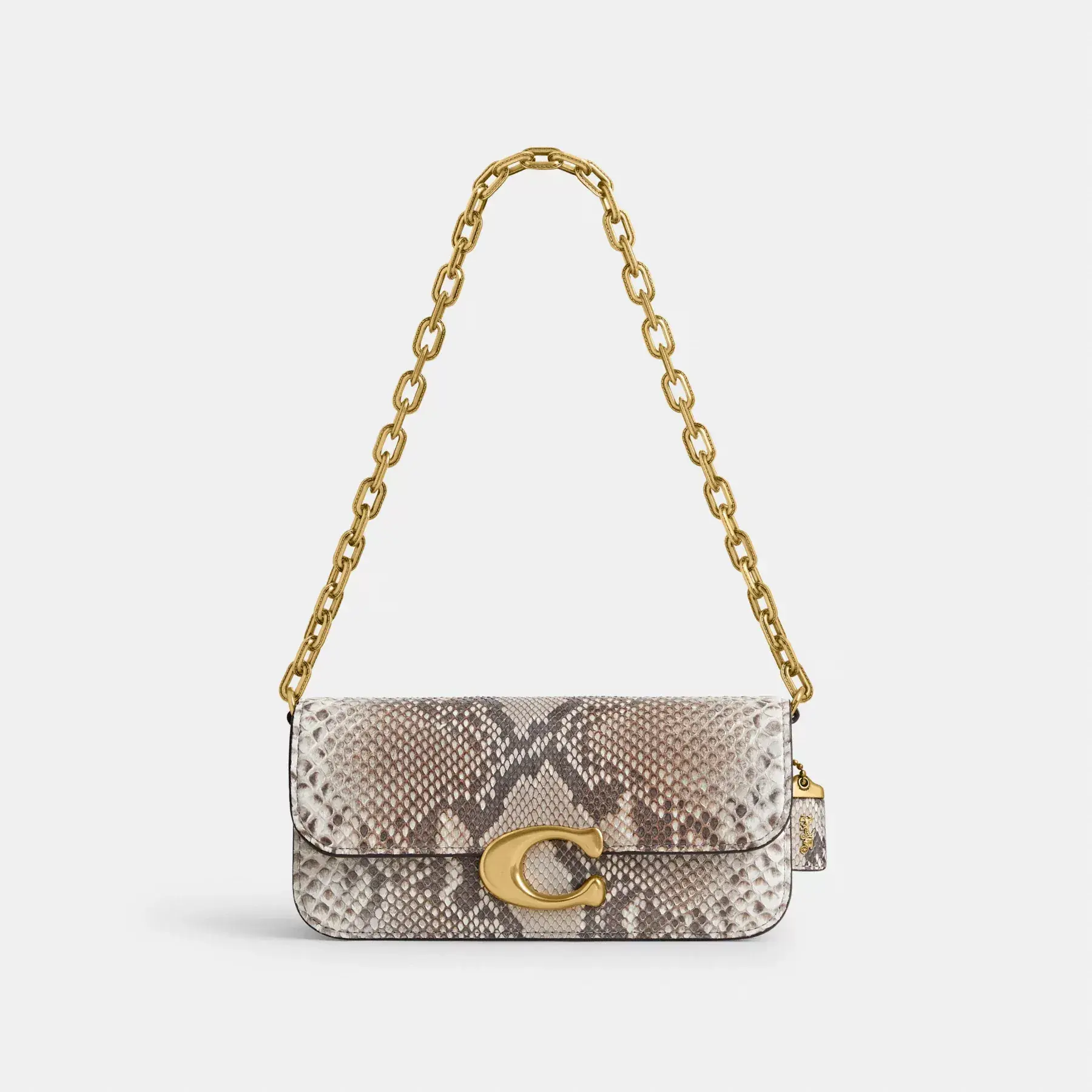 COACH Idol Tasche 23 aus Python Kreide