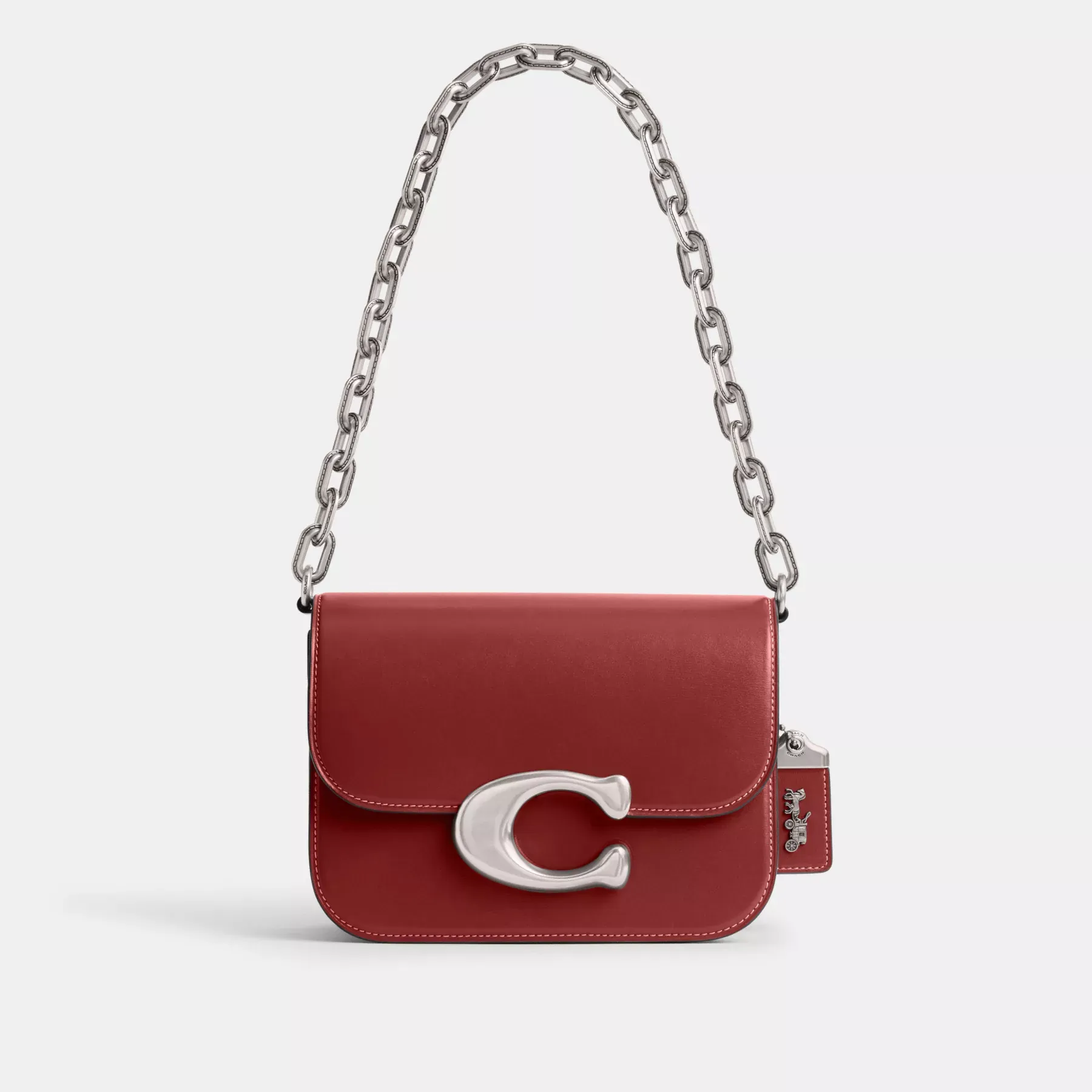 COACH Idol-Tasche Emaille Rot