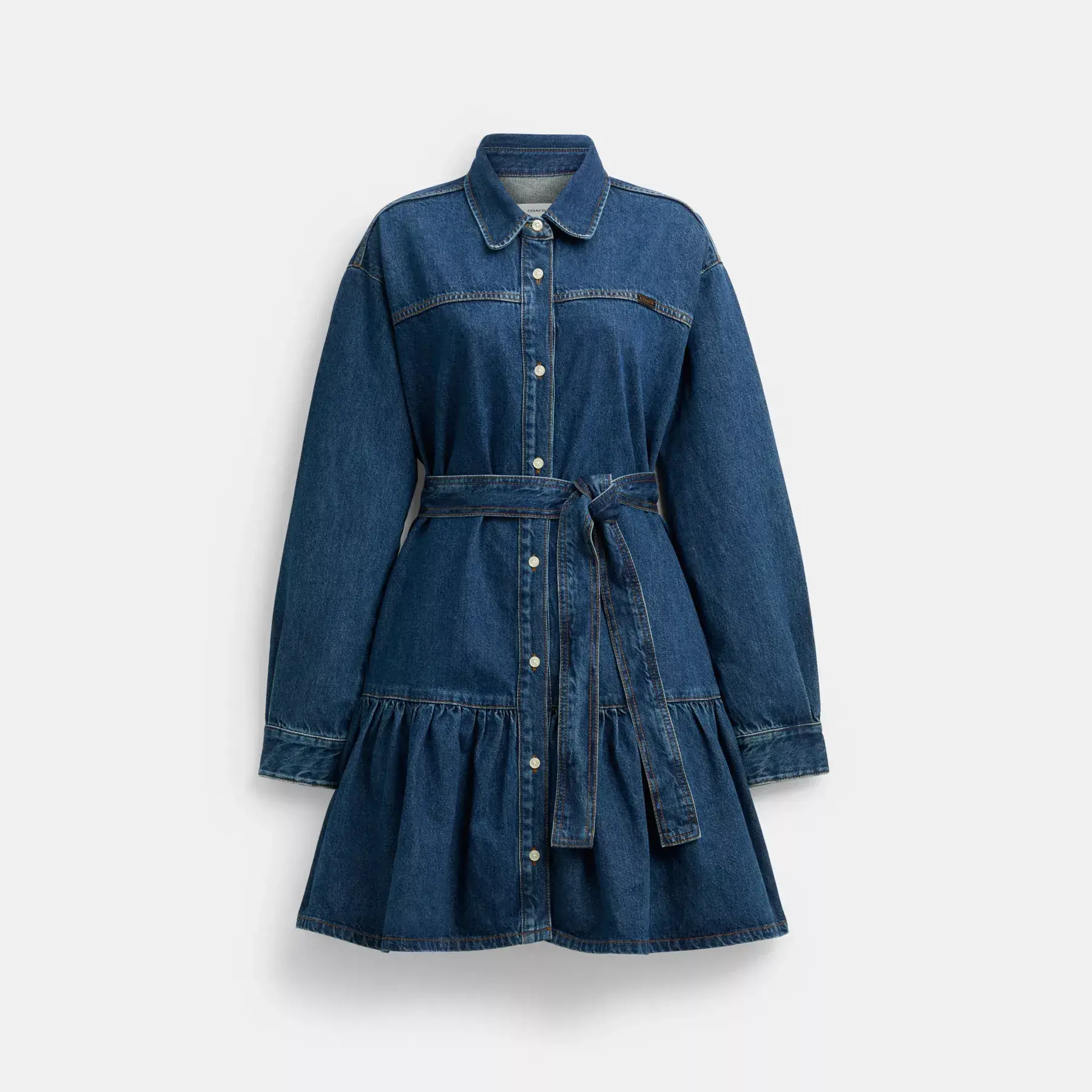 COACH Jeanshemdkleid Dunkelblau