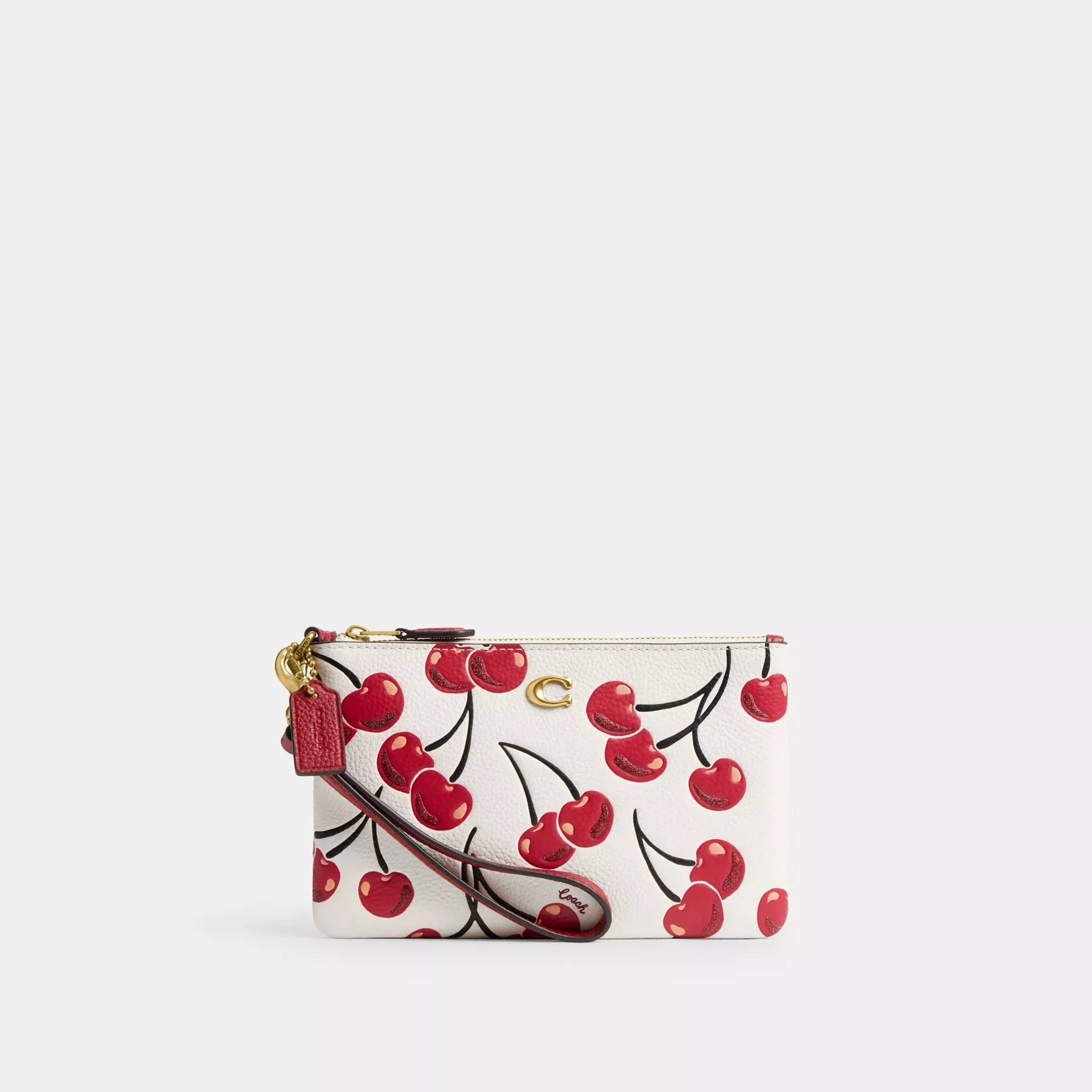 COACH Kleines Armband mit Kirschen-Print Kreide Multi