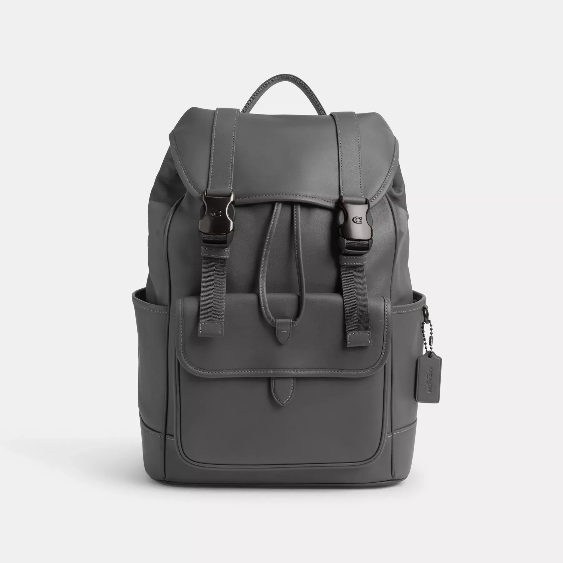 COACH League Flap Rucksack Holzkohle