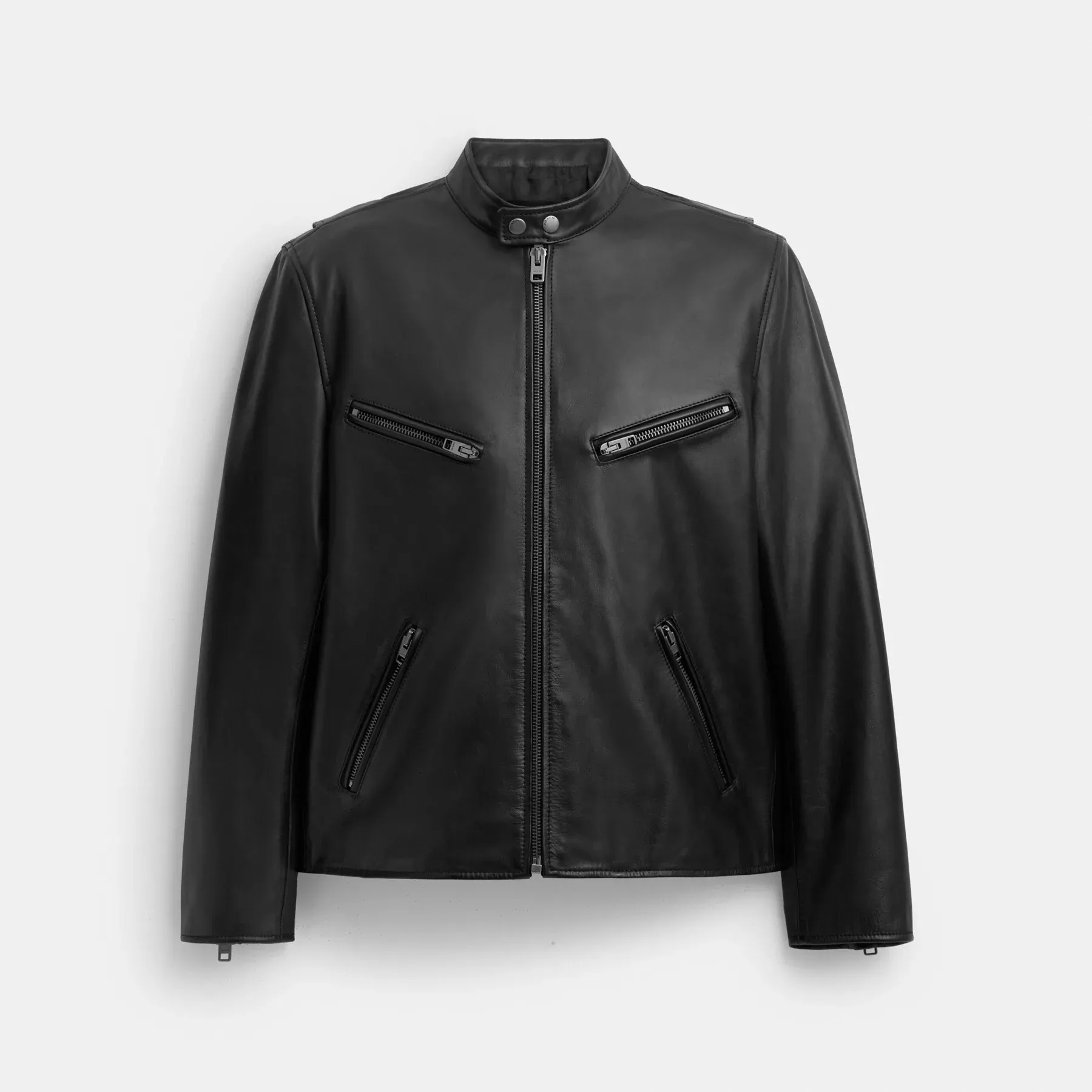 COACH Leder-Racer Schwarz