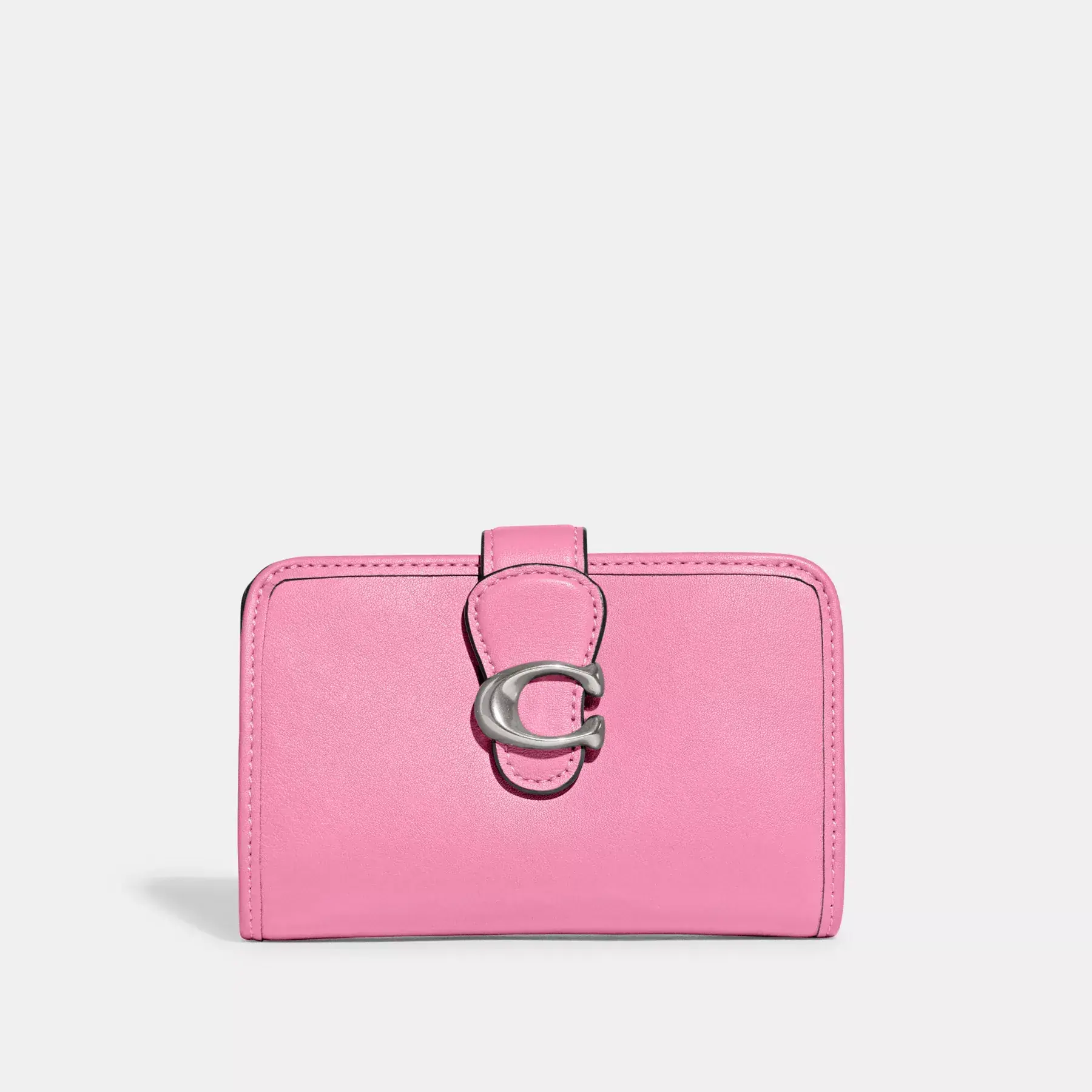 COACH Mittelgroße Tabby-Geldbörse Leuchtendes Pink