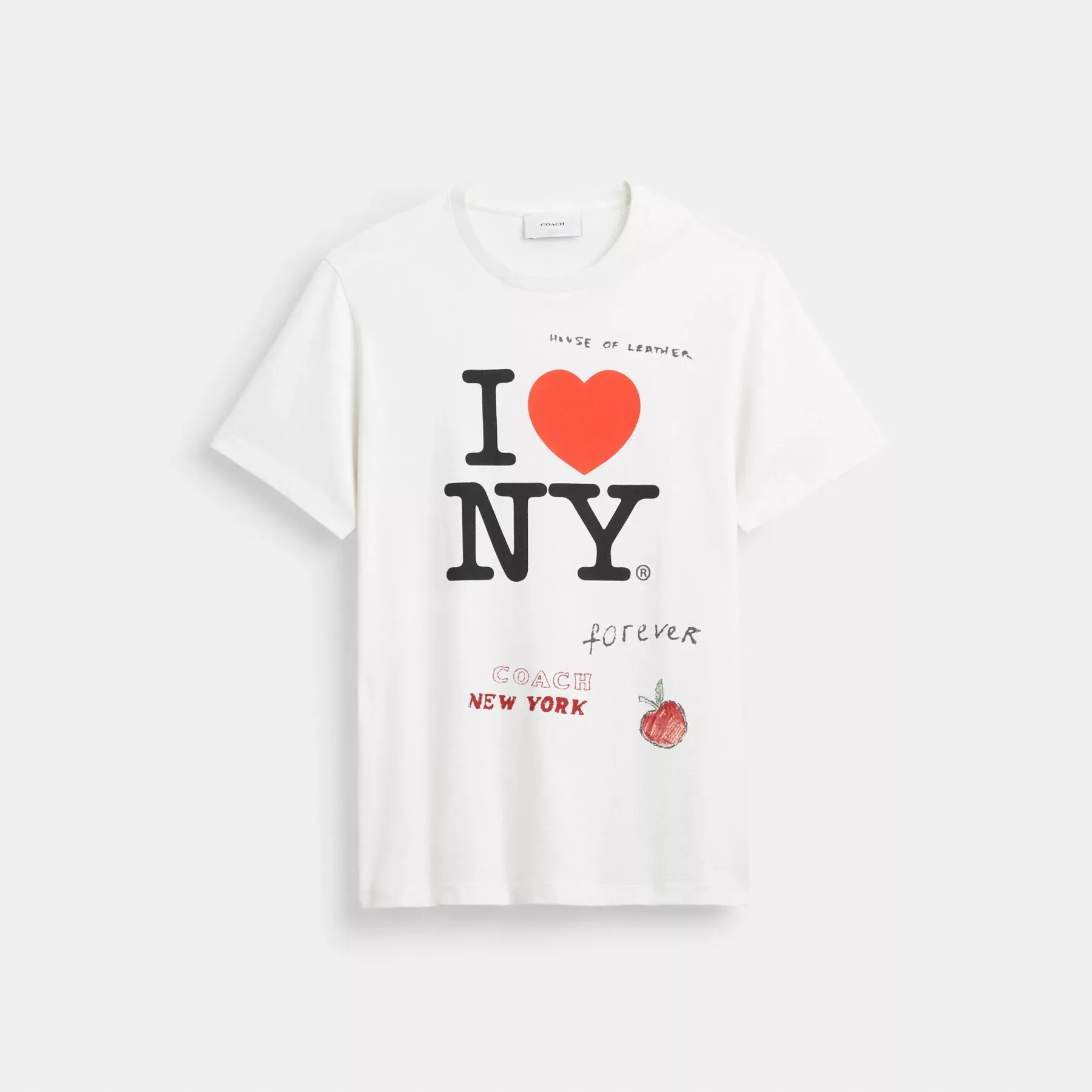 COACH New York T-Shirt Weiß Multi