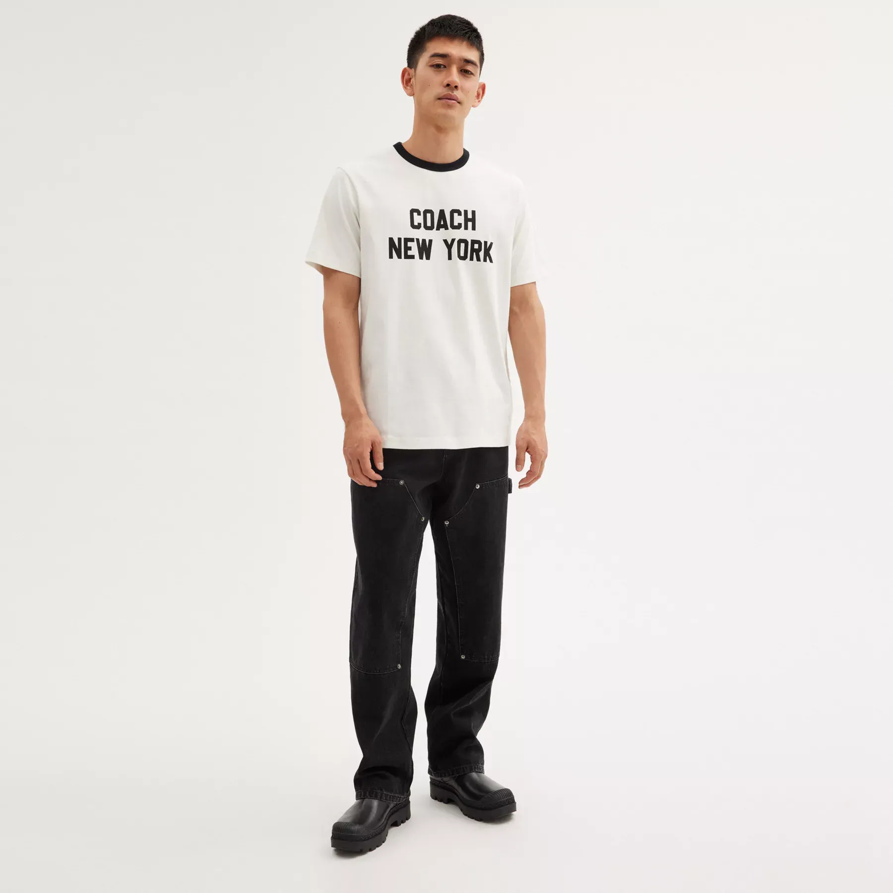 COACH New York T-Shirt Weiß