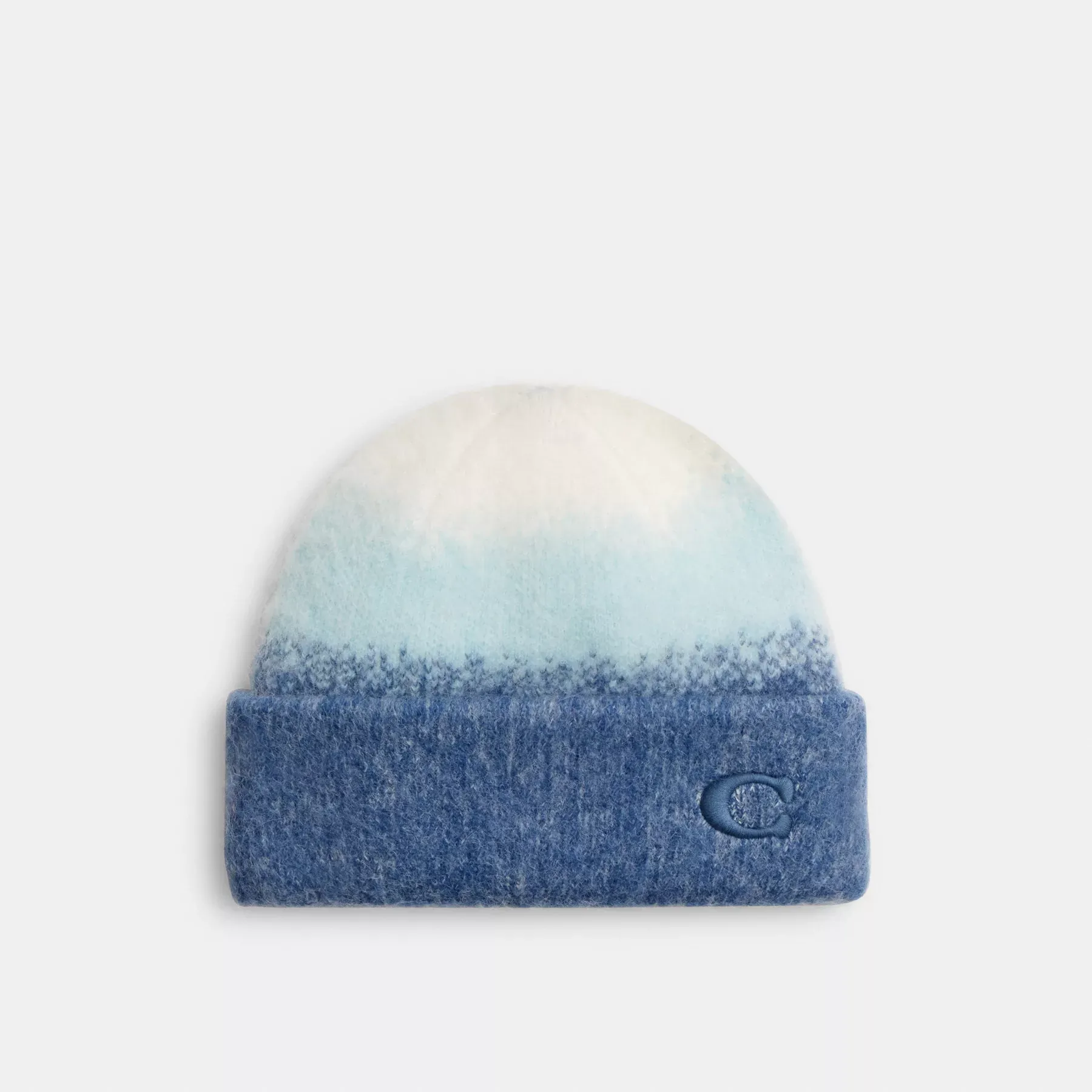 COACH Ombre Beanie Marineblau Multi