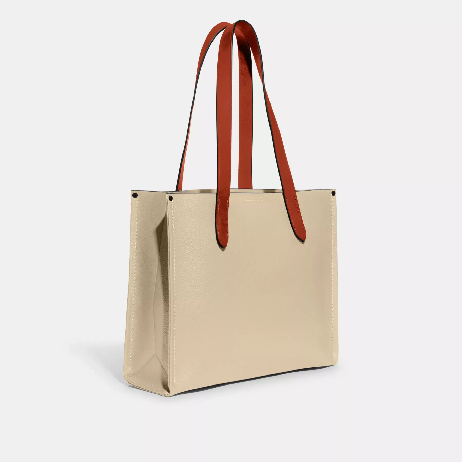 COACH Relay Tote 34 Elfenbein