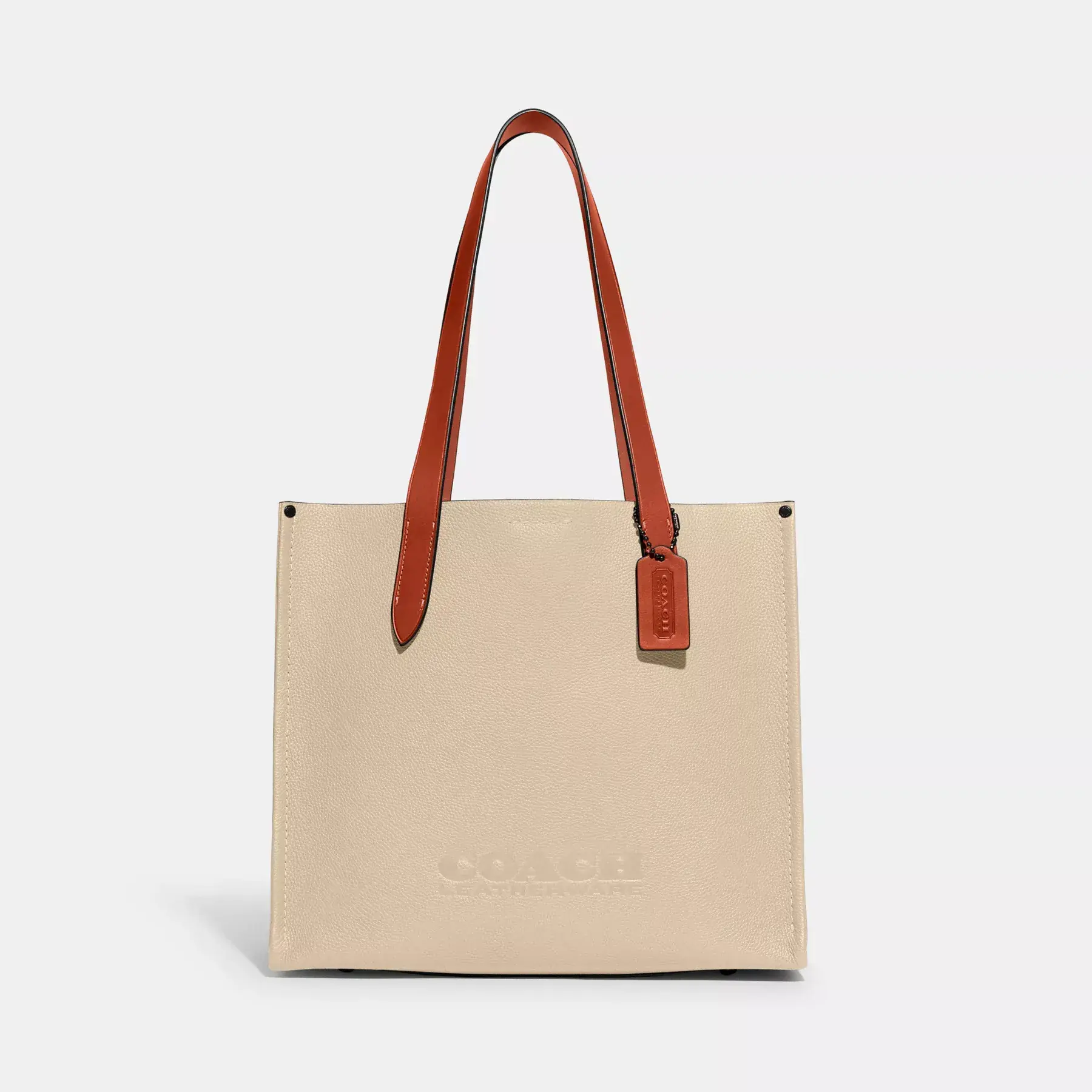 COACH Relay Tote 34 Elfenbein