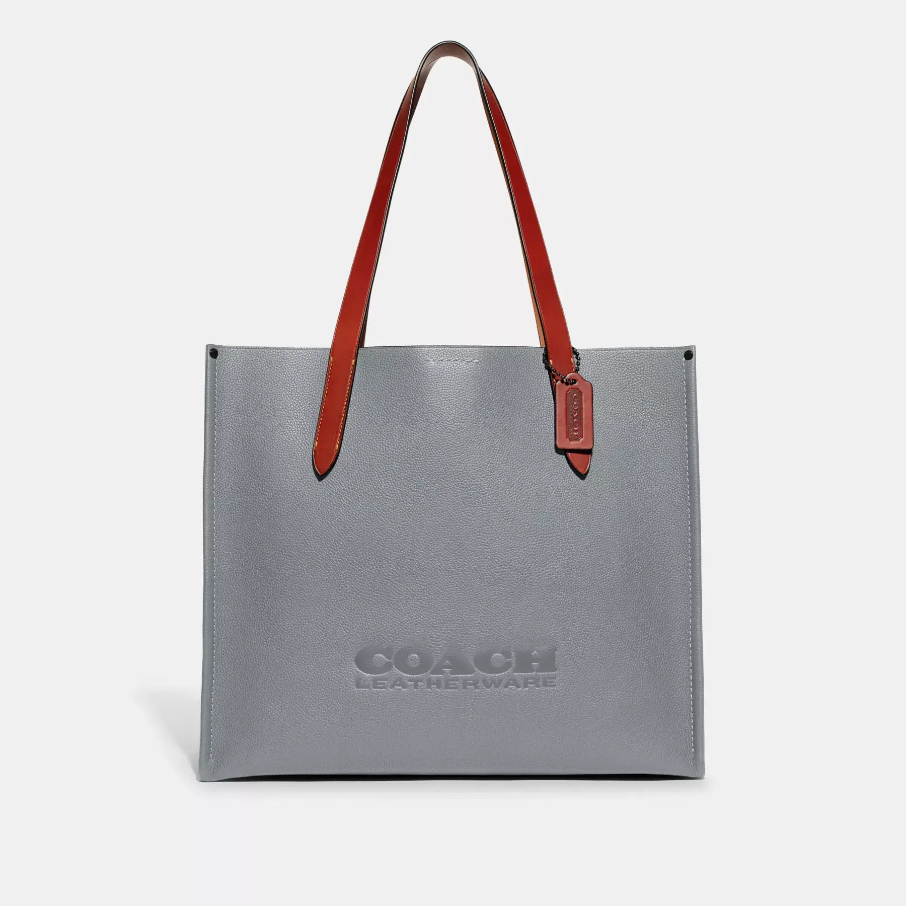 COACH Relay Tote Grau Blau