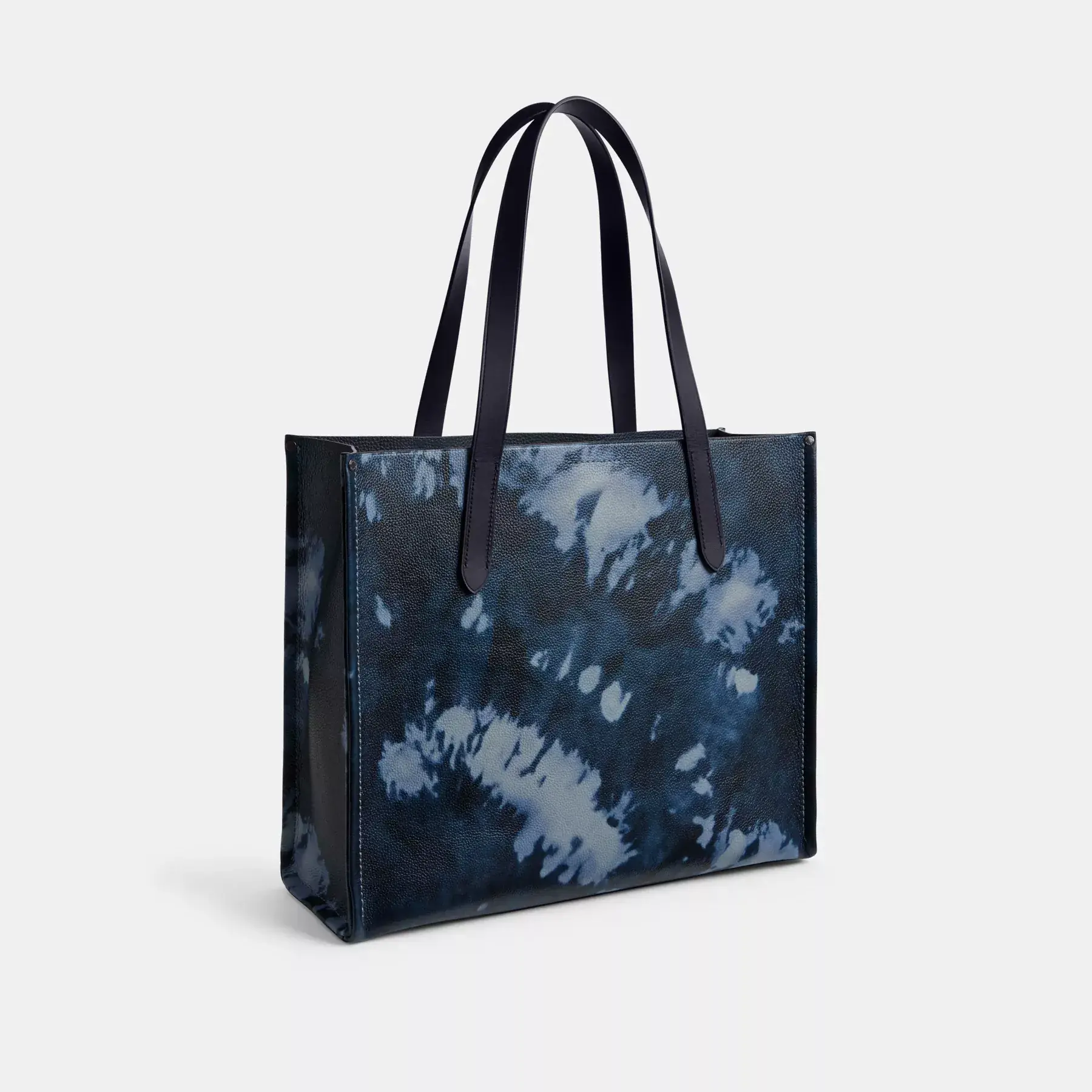 COACH Relay – Tragetasche mit Batikmuster Mitternachtsblau Multi
