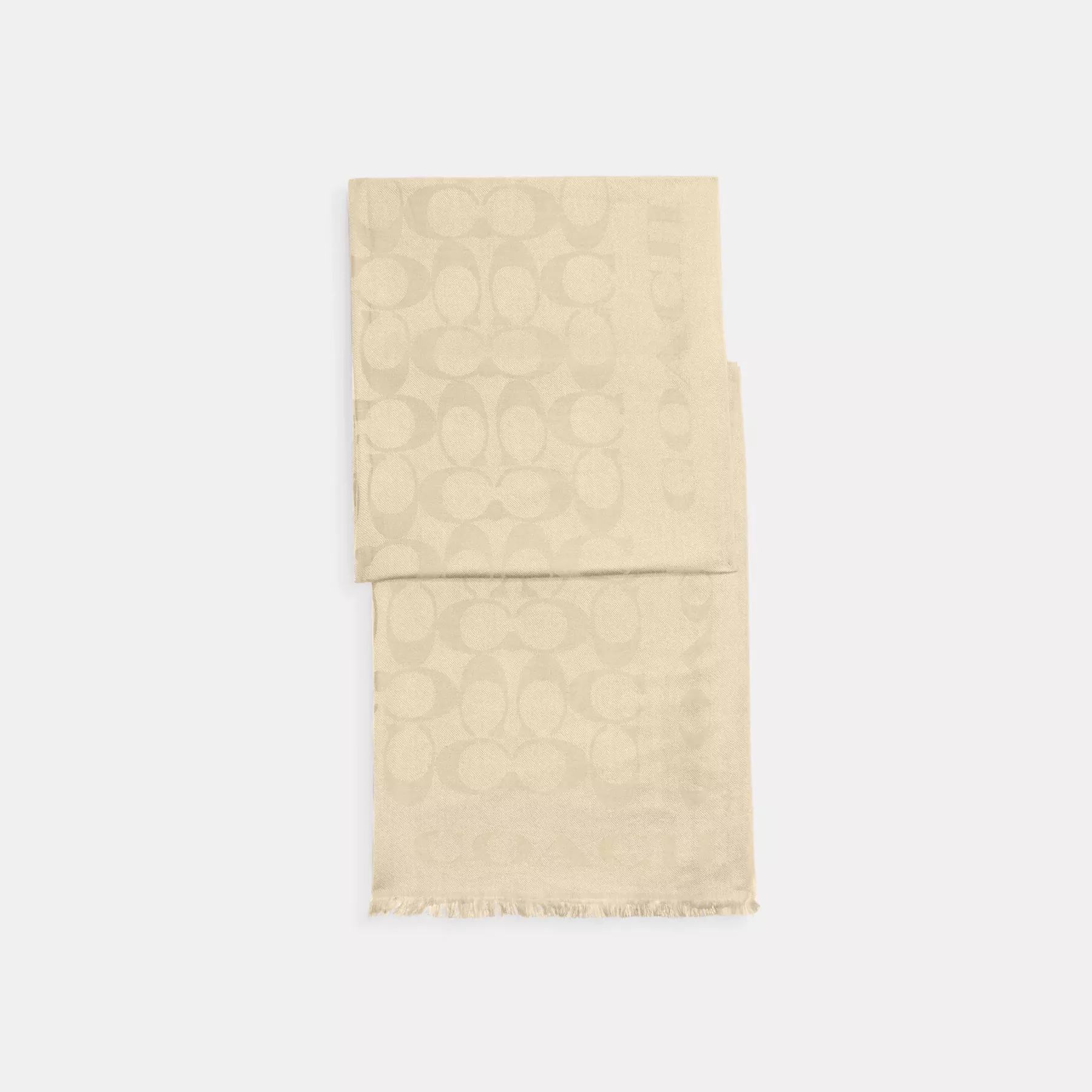COACH Signatur-Stola Beige