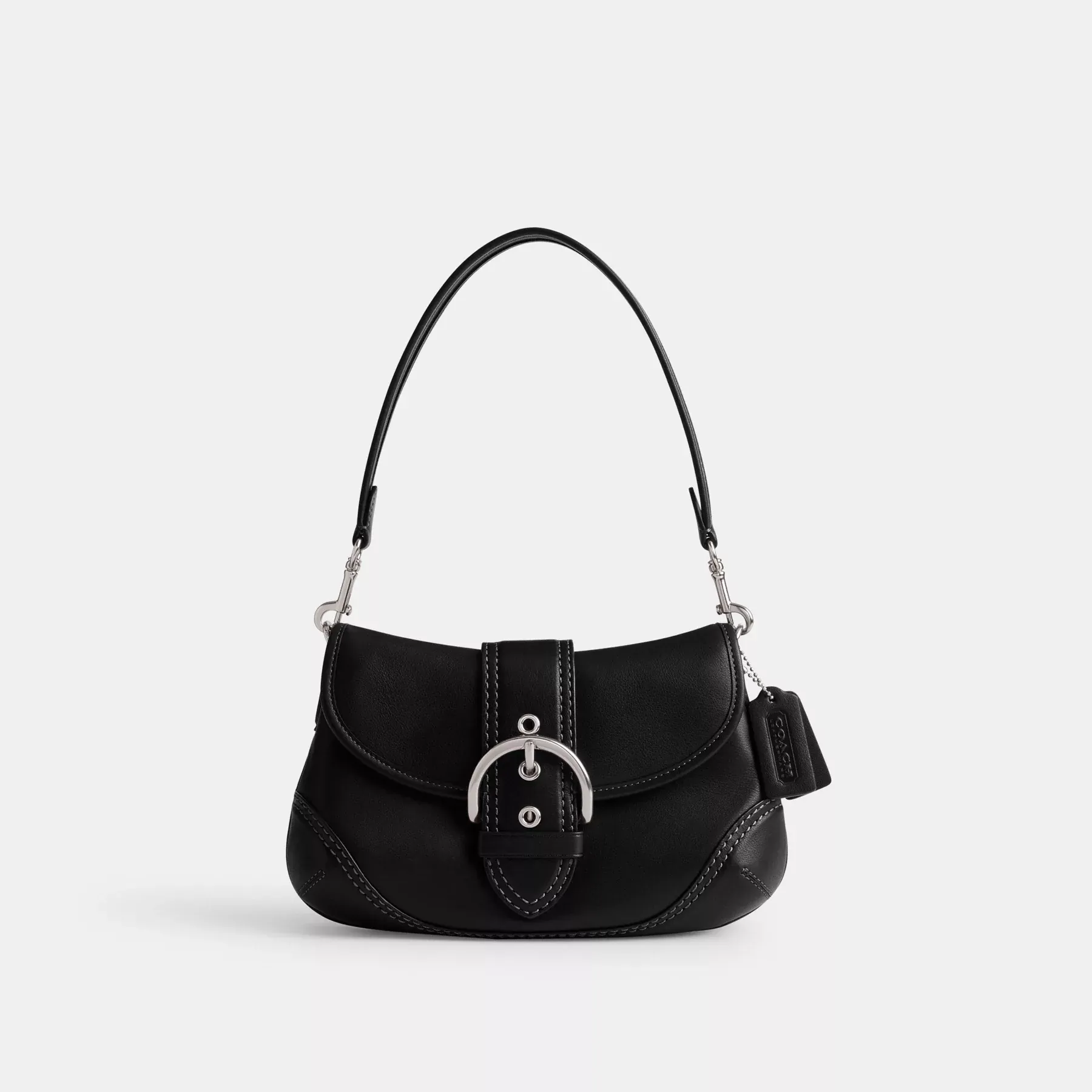 COACH Soho-Tasche aus regenerativem Leder Schwarz