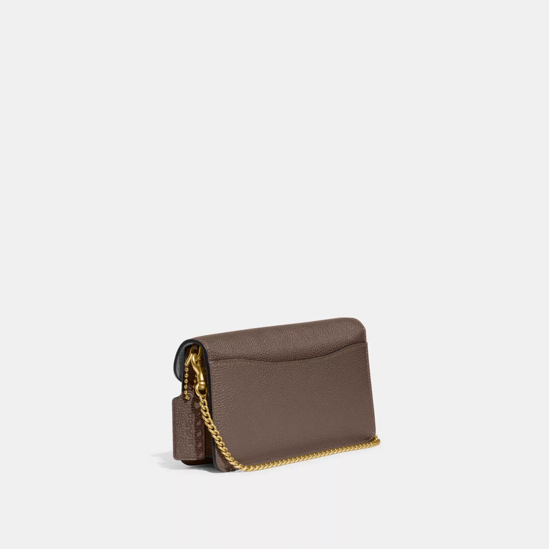 COACH Tabby Clutch mit Kette Dunkler Stein