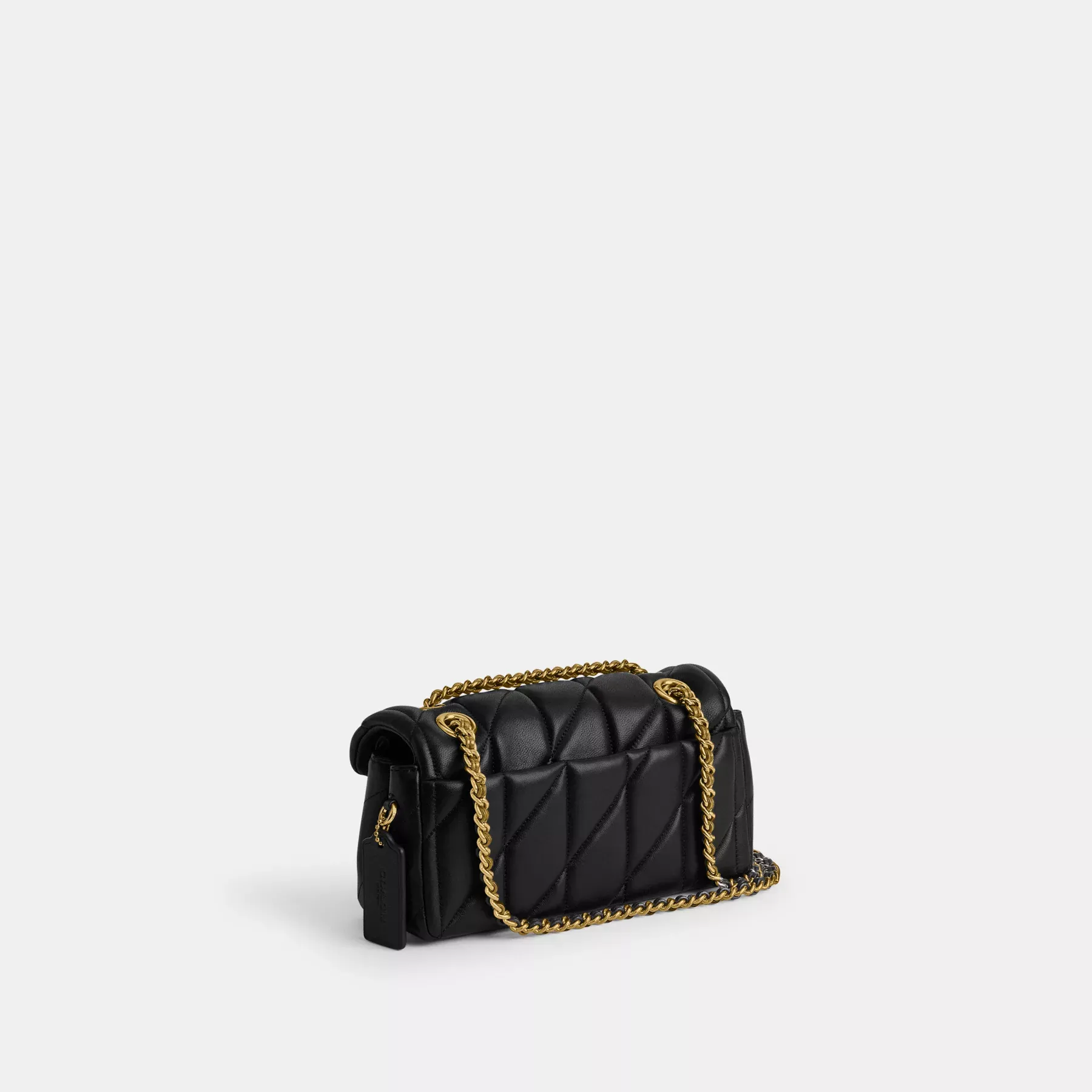 COACH Tabby Schultertasche 20 mit Kissensteppung Schwarz