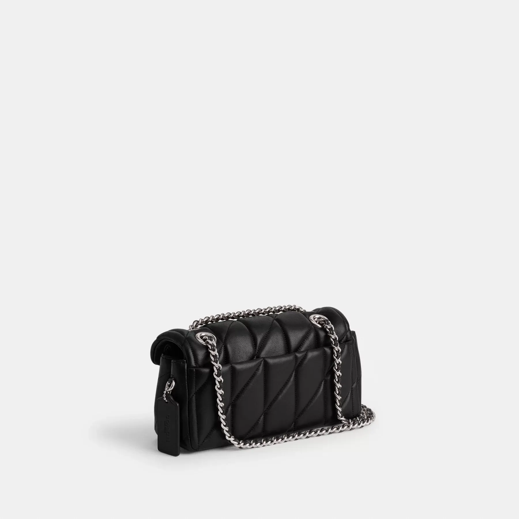 COACH Tabby Schultertasche 20 mit Kissensteppung Schwarz