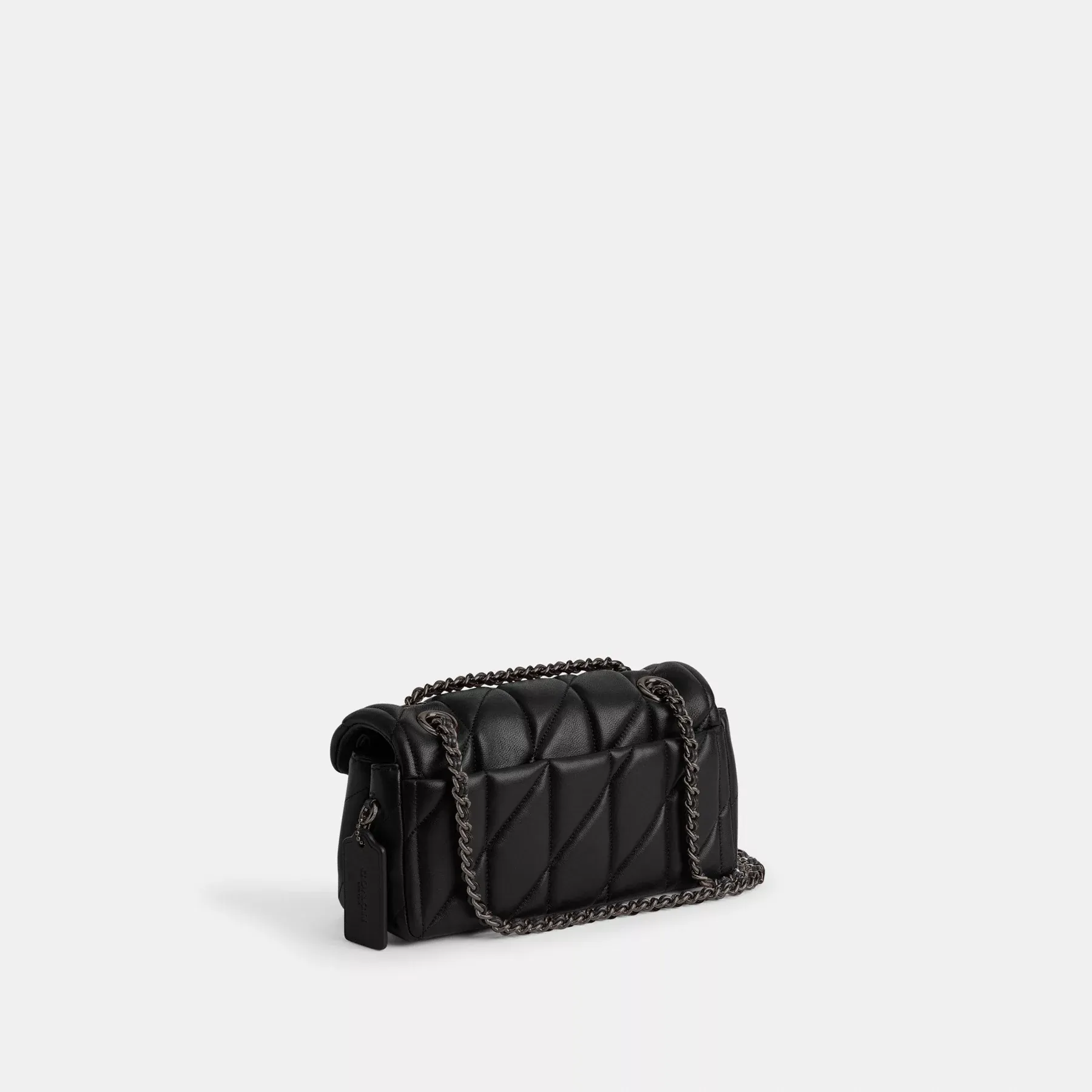 COACH Tabby Schultertasche 20 mit Kissensteppung Schwarz